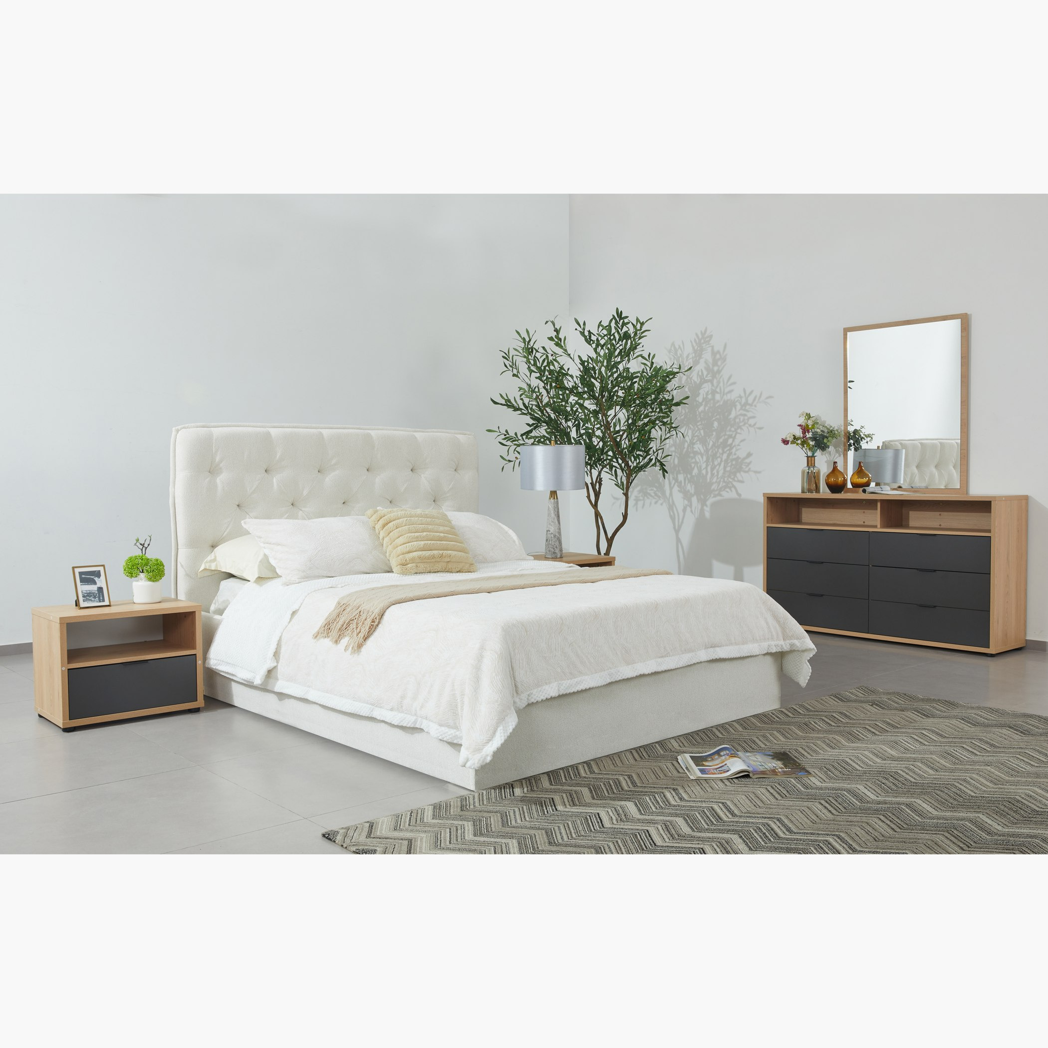 Orion Chester Smart Hydraulic Storage Upholstered King Bed - 180x200 cm-hbxfurniture-bedsandbedsets-beds-king-image-13