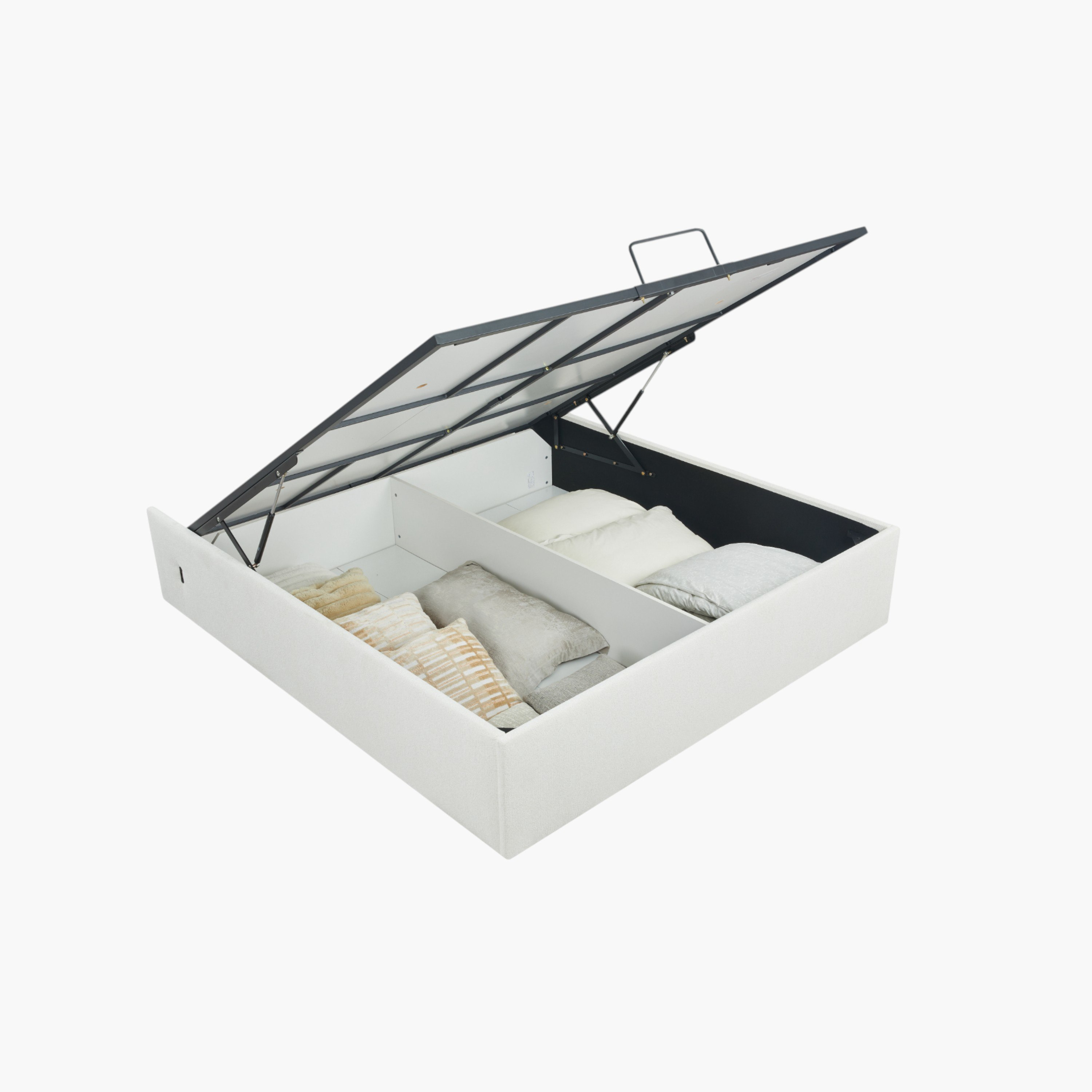 Orion Chester Smart Hydraulic Storage Upholstered King Bed - 180x200 cm-hbxfurniture-bedsandbedsets-beds-king-image-4