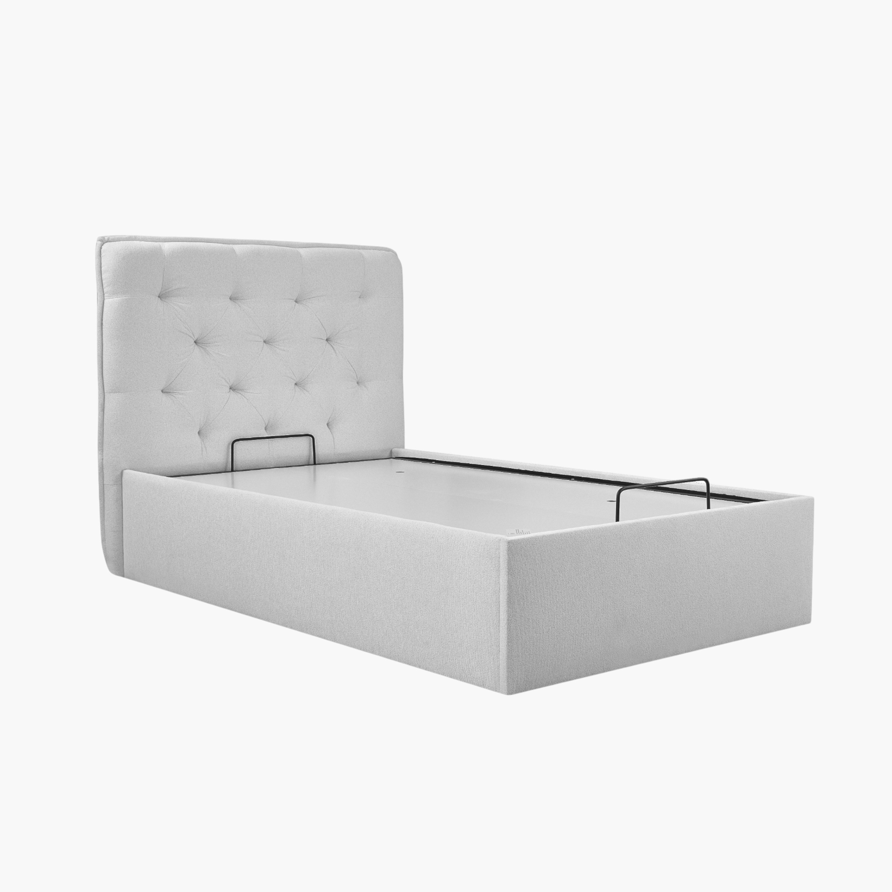 Orion Chester Smart Hydraulic Storage Upholstered Full Bed - 120x200 cm-hbxbedroom-bedsandbedsets-upholsteredbeds-twin-image-2