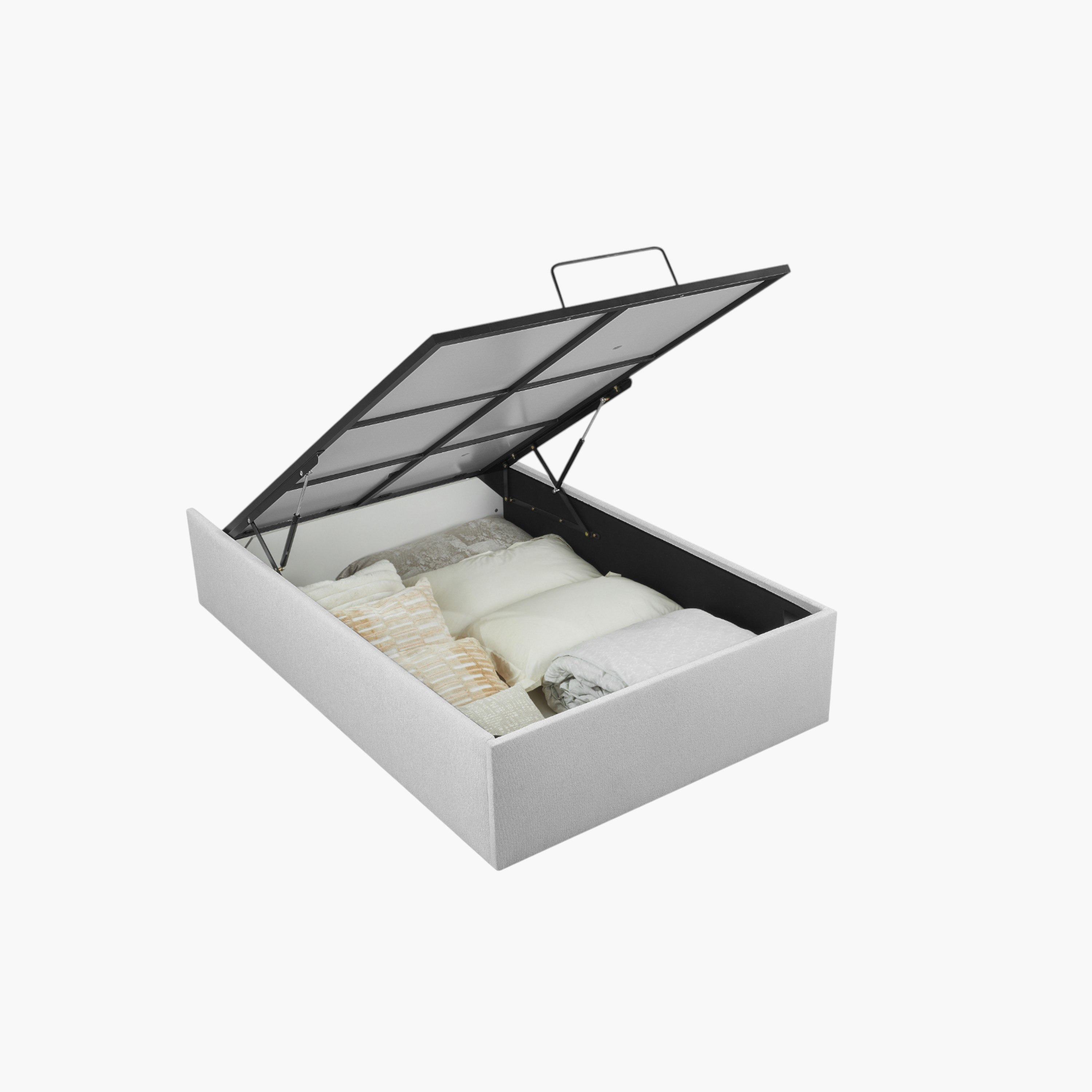 Orion Chester Smart Hydraulic Storage Upholstered Full Bed - 120x200 cm-hbxbedroom-bedsandbedsets-upholsteredbeds-twin-image-4