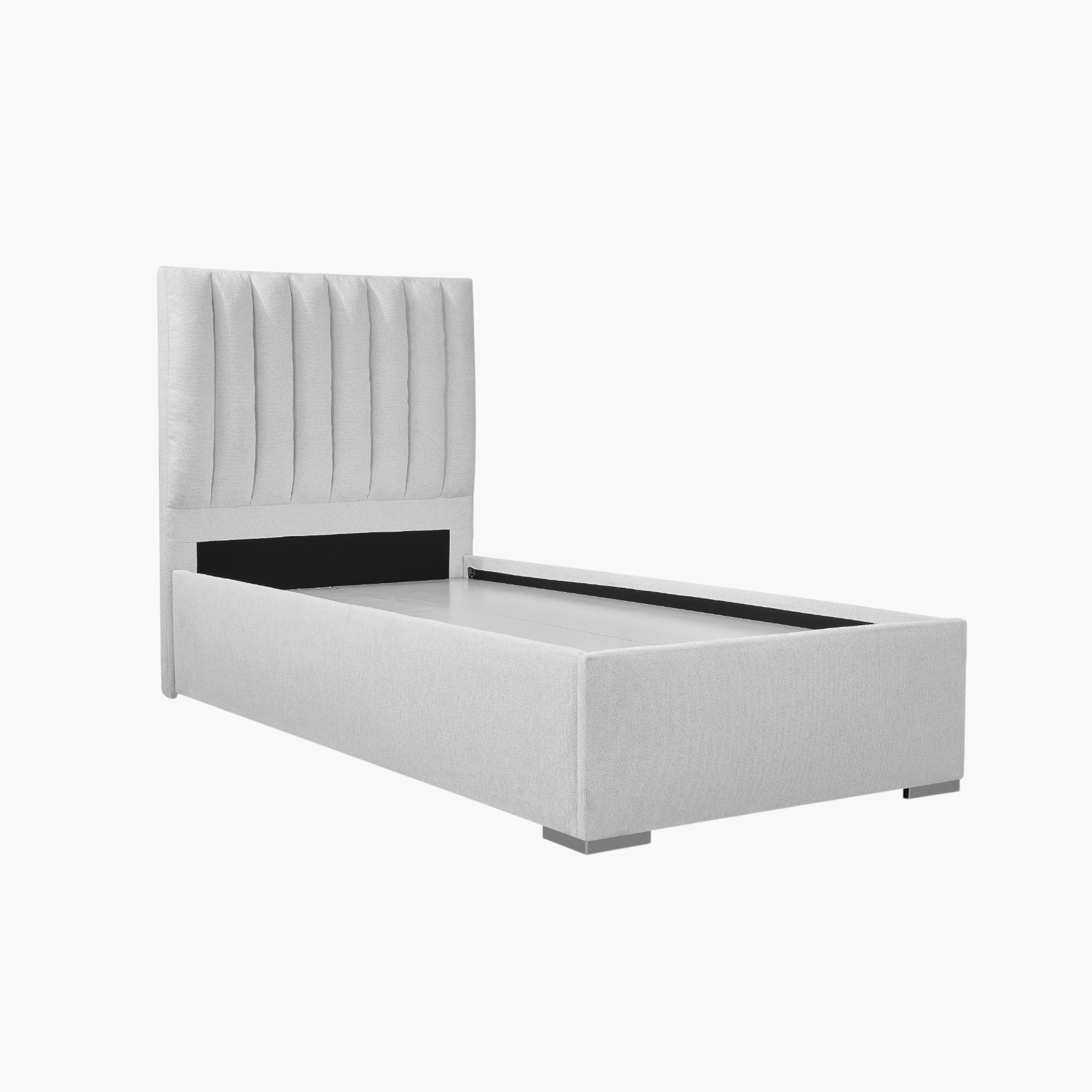 Orion Modena Smart Upholstered Single Bed - 90x200 cm-hbxbedroom-bedsandbedsets-bedroompackages-image-2