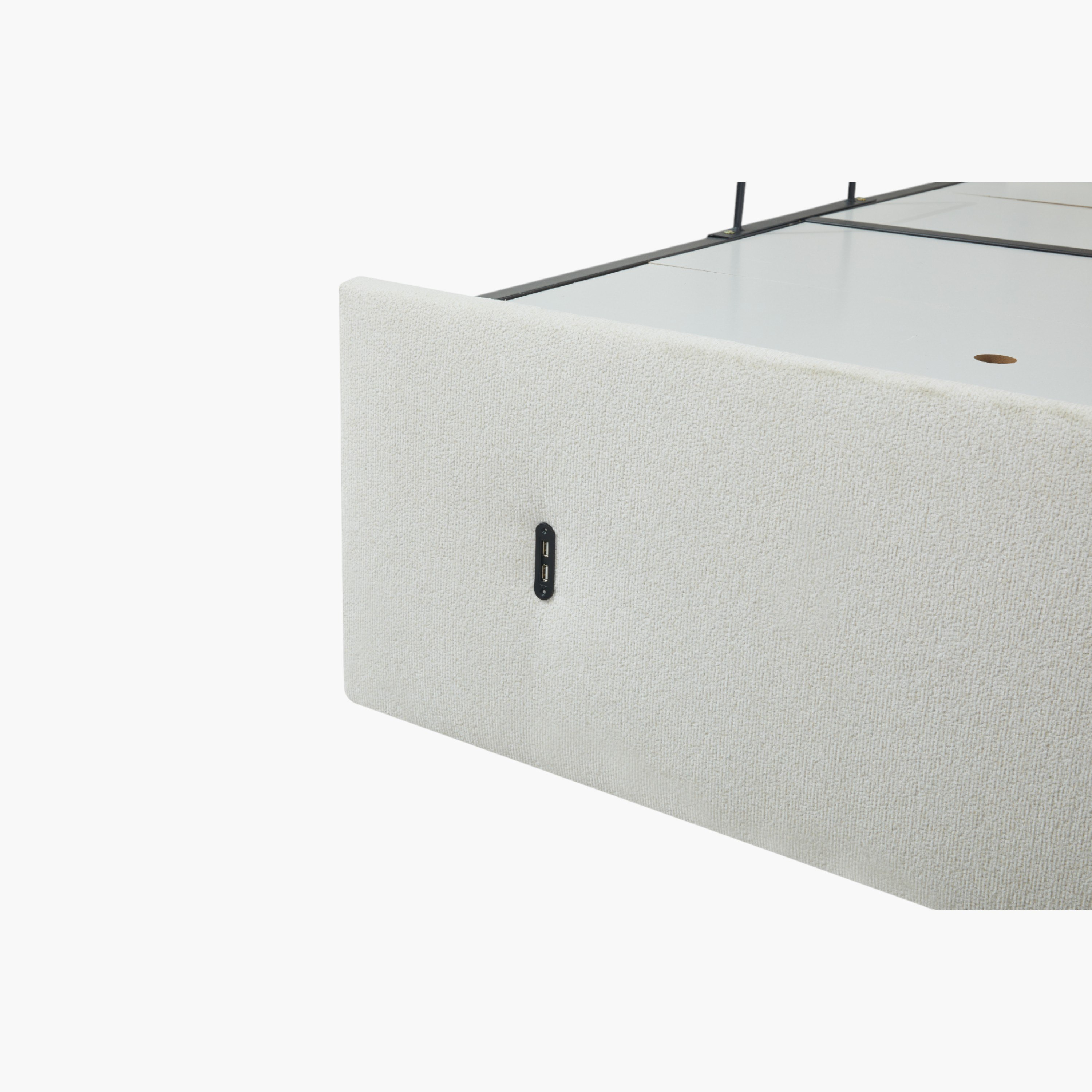 Orion Modena Smart Hydraulic Storage Upholstered Twin Bed - 120x200 cm-hbxbedroom-bedsandbedsets-upholsteredbeds-twin-image-9