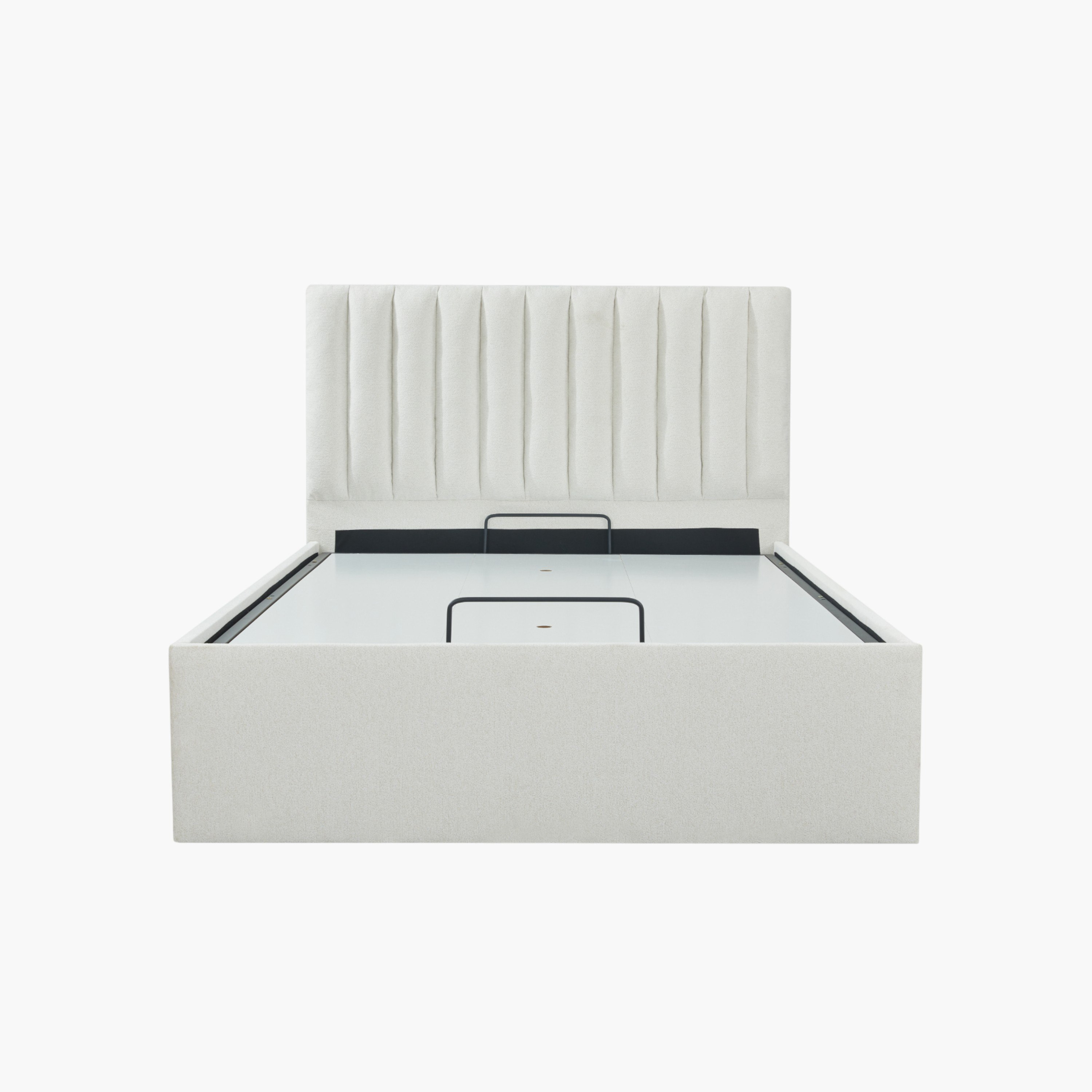 Orion Modena Smart Hydraulic Storage Upholstered Queen Bed - 140x200 cm-hbxbedroom-bedsandbedsets-beds-queen-image-1