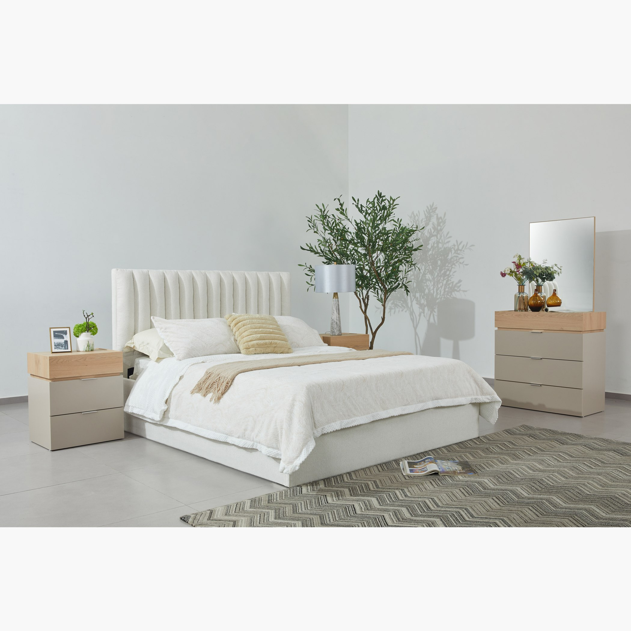 Orion Modena Smart Hydraulic Storage Upholstered Queen Bed - 140x200 cm-hbxbedroom-bedsandbedsets-beds-queen-image-11