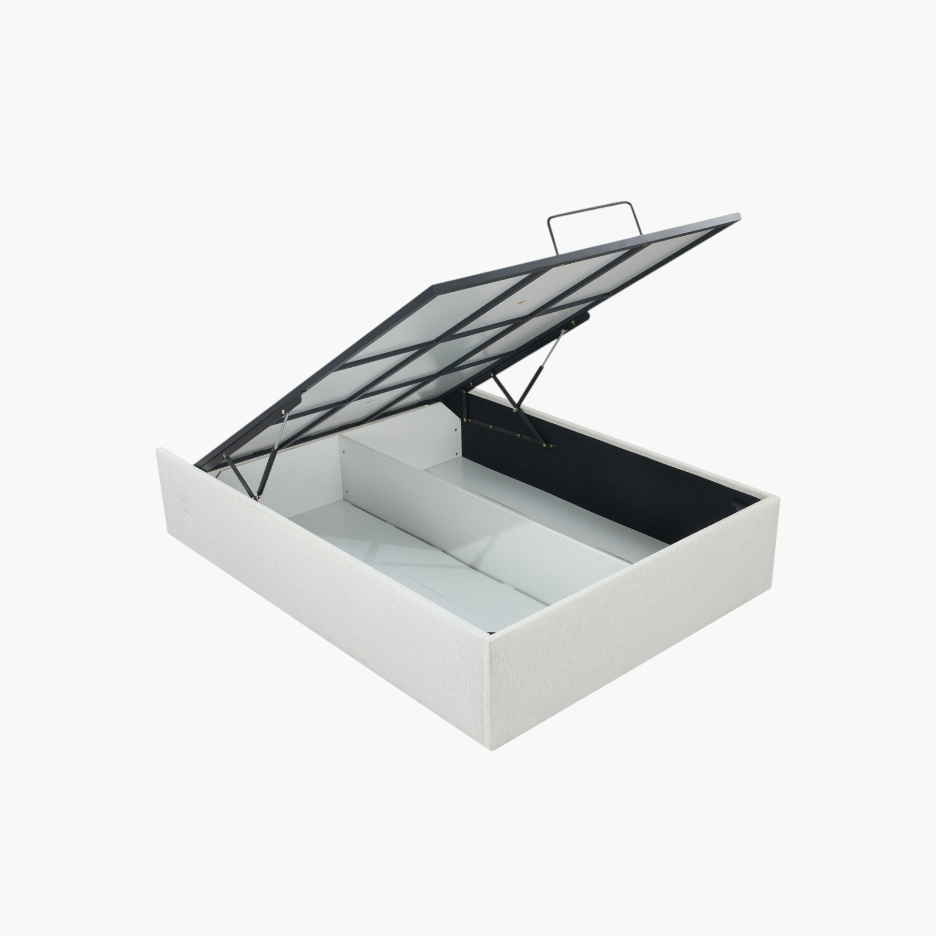 Orion Modena Smart Hydraulic Storage Upholstered Queen Bed - 140x200 cm-hbxbedroom-bedsandbedsets-beds-queen-image-3