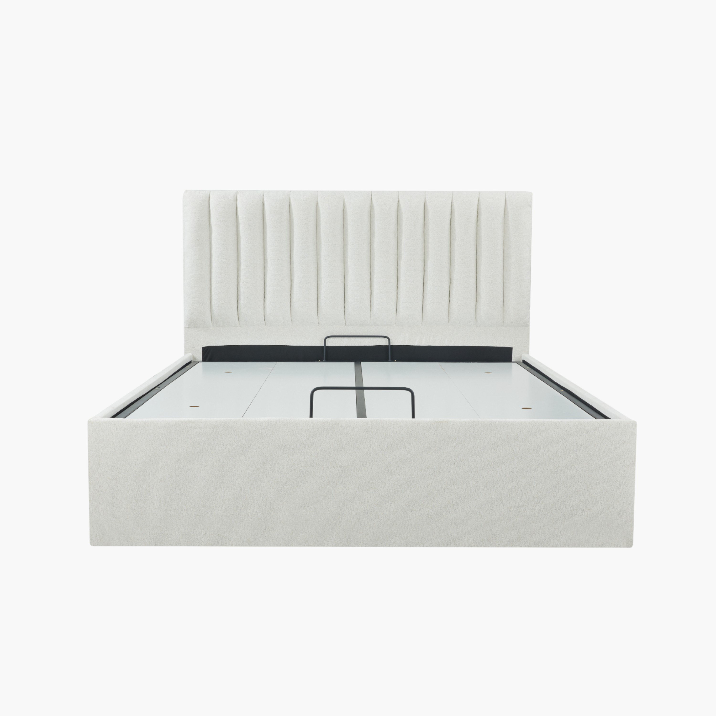 Orion Modena Smart Hydraulic Storage Upholstered Queen Bed - 160x200 cm-hbxbedroom-bedsandbedsets-beds-queen-image-1