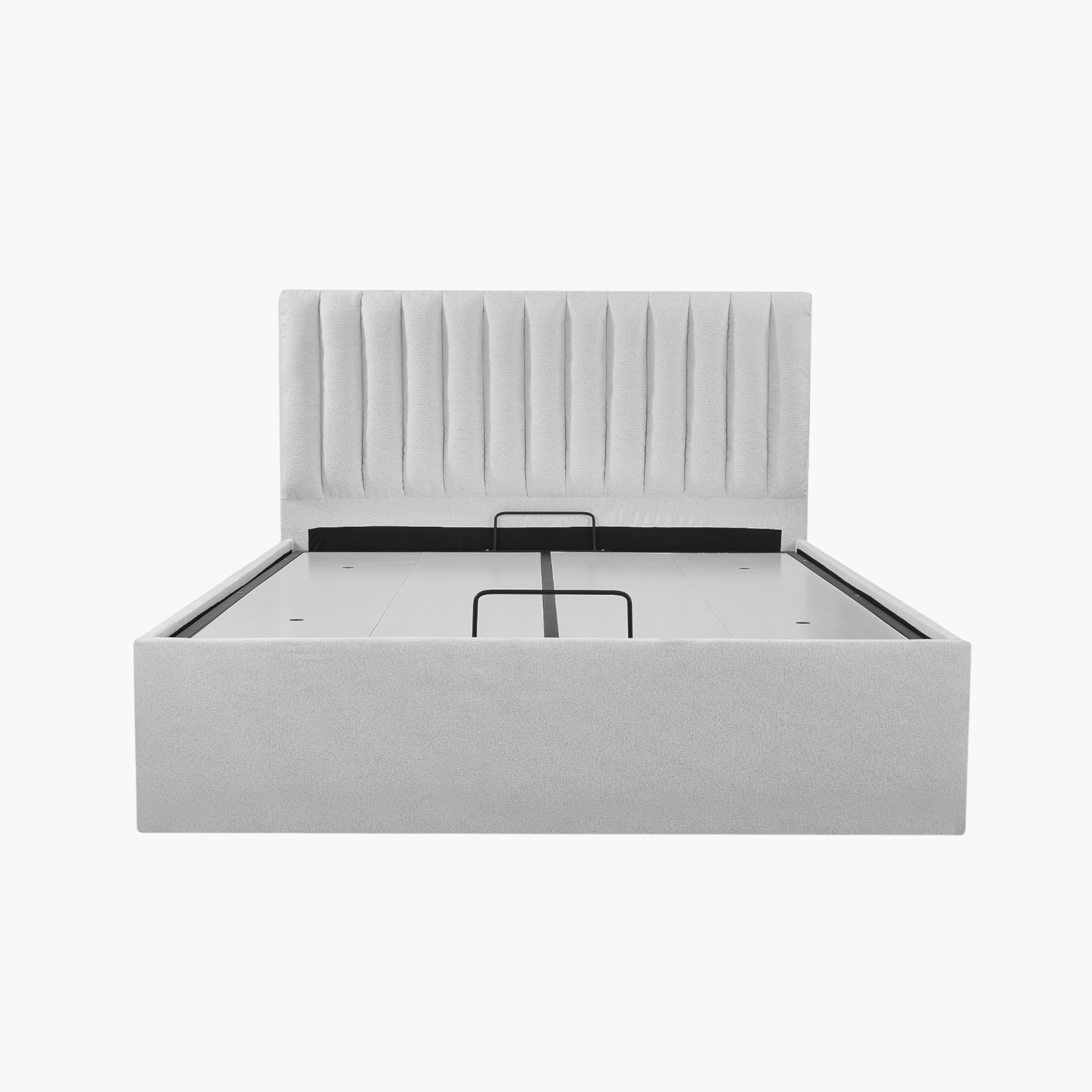 Orion Modena Smart Hydraulic Storage Upholstered Queen Bed - 140x200 cm-hbxbedroom-bedsandbedsets-beds-queen-image-1