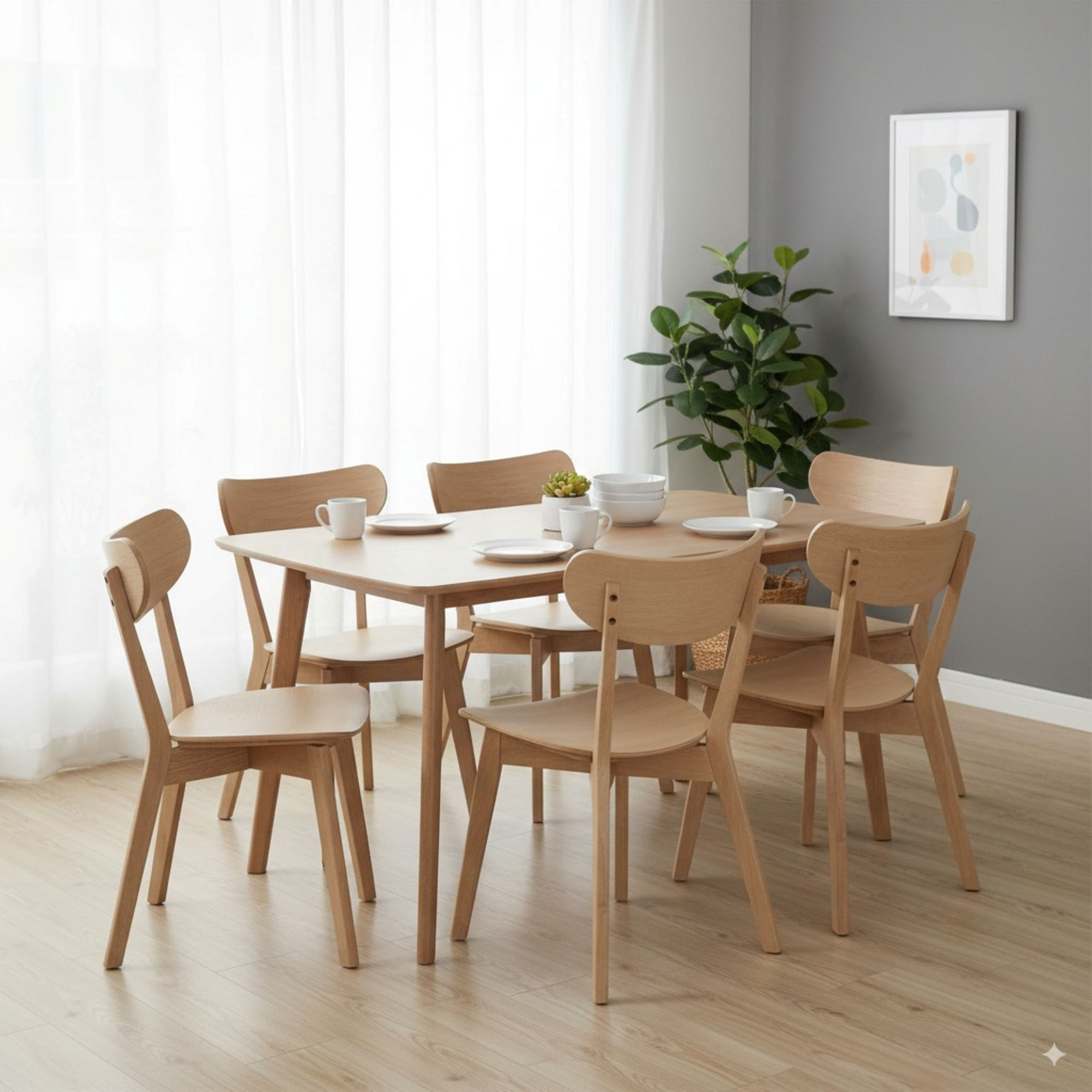 Scandi Luma 6-Seater Dining Set-hbxdiningroom-diningtablesandsets-diningsets-diningpackages-image-1