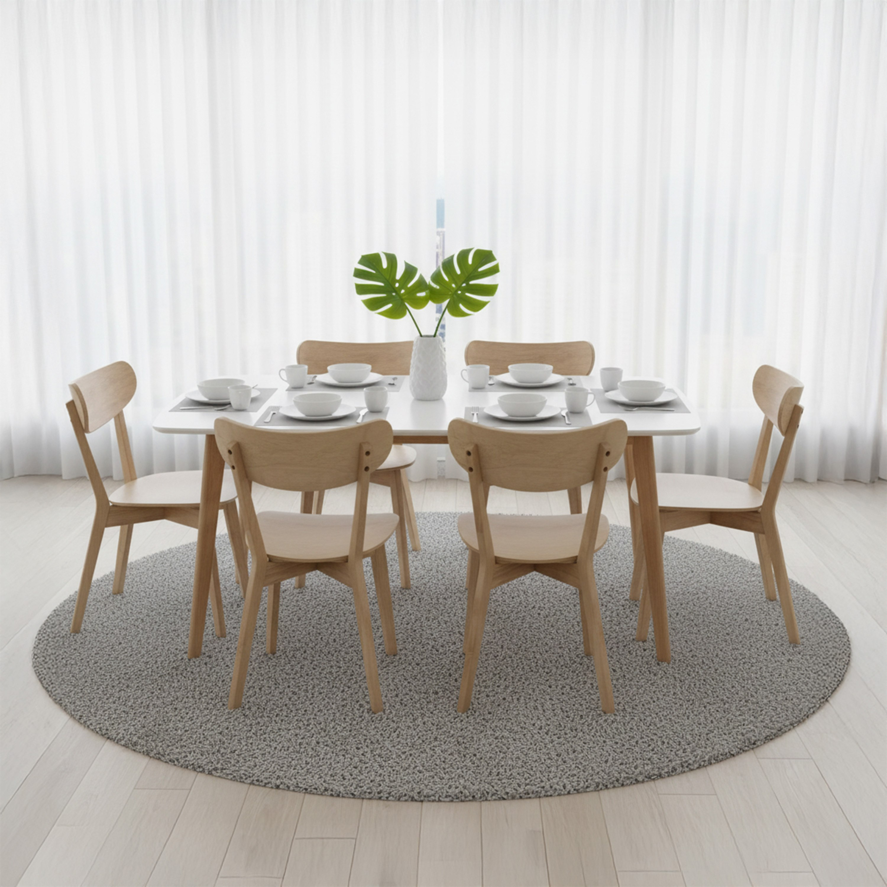 Scandi Luma 6-Seater Dining Set-hbxdiningroom-diningtablesandsets-diningsets-diningpackages-image-1