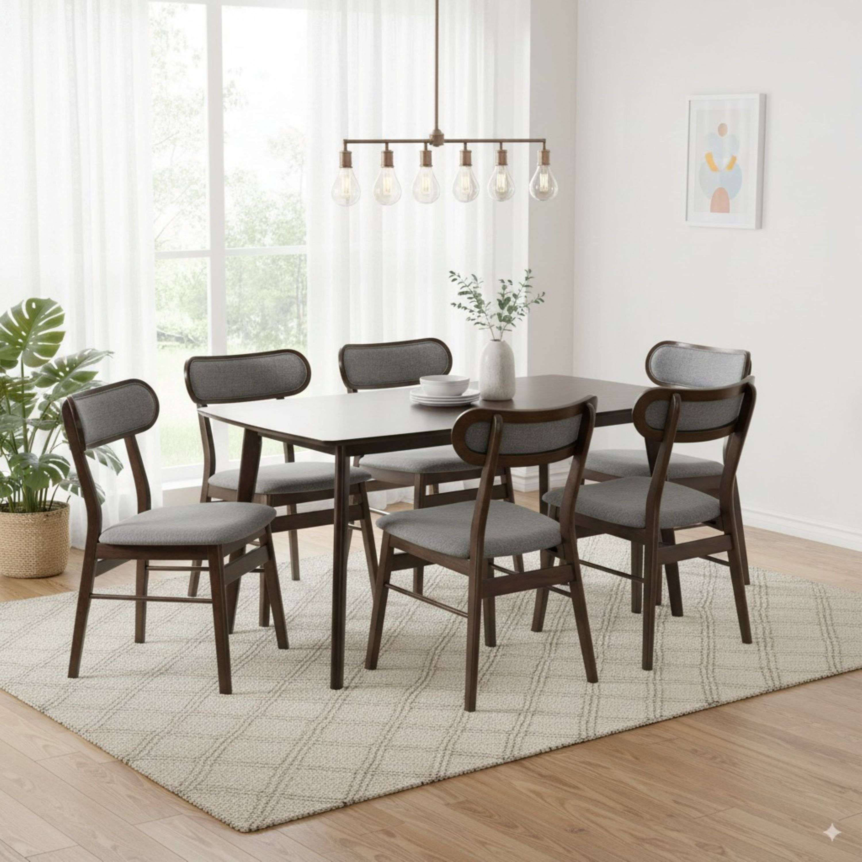 Scandi Nordi 6-Seater Dining Set-hbxdiningroom-diningtablesandsets-diningsets-diningpackages-image-1