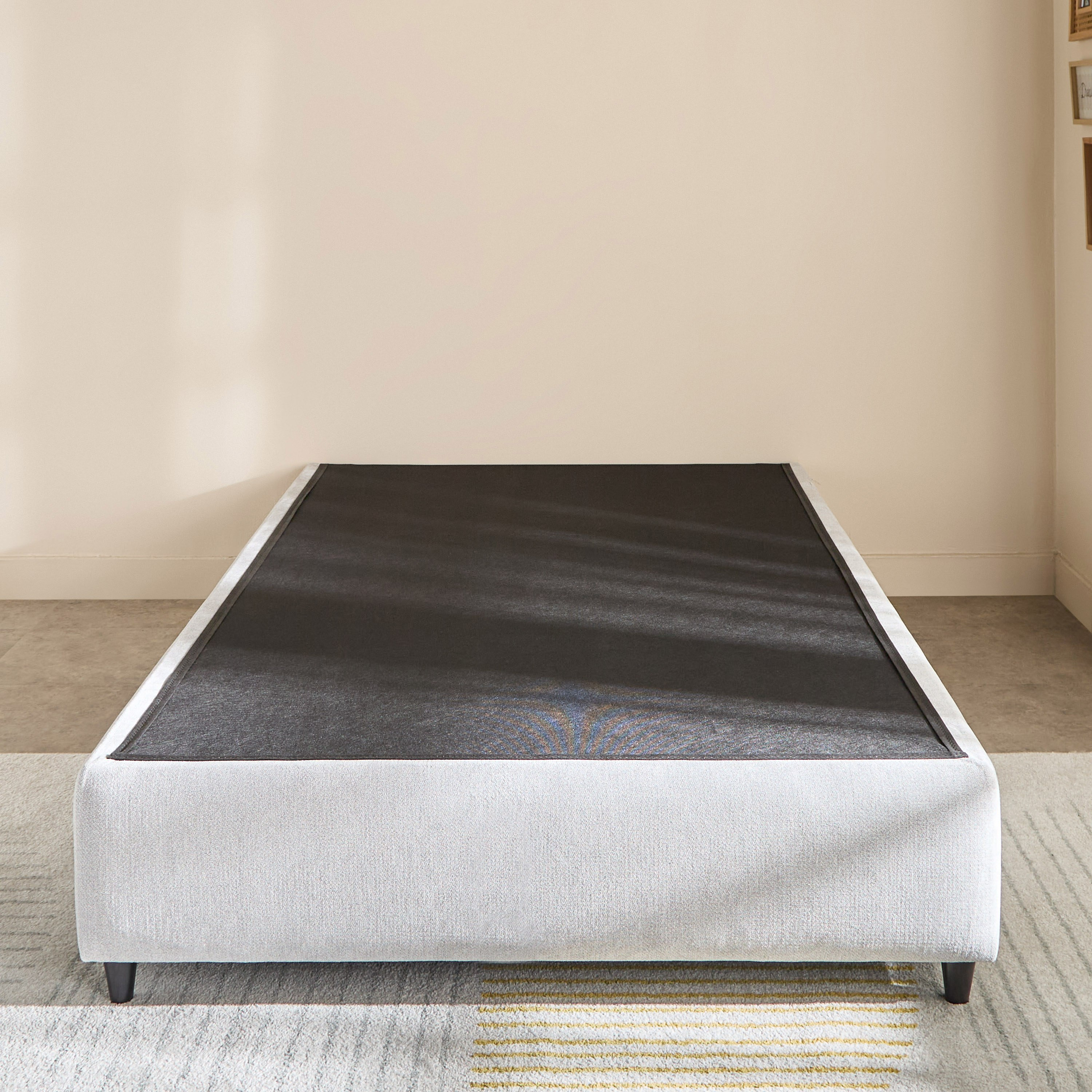 Ivory Hopper Upholstered Single Bed - 90x200 cm-hbxkidsandyouth-bedsandbedsets-beds-single-image-3