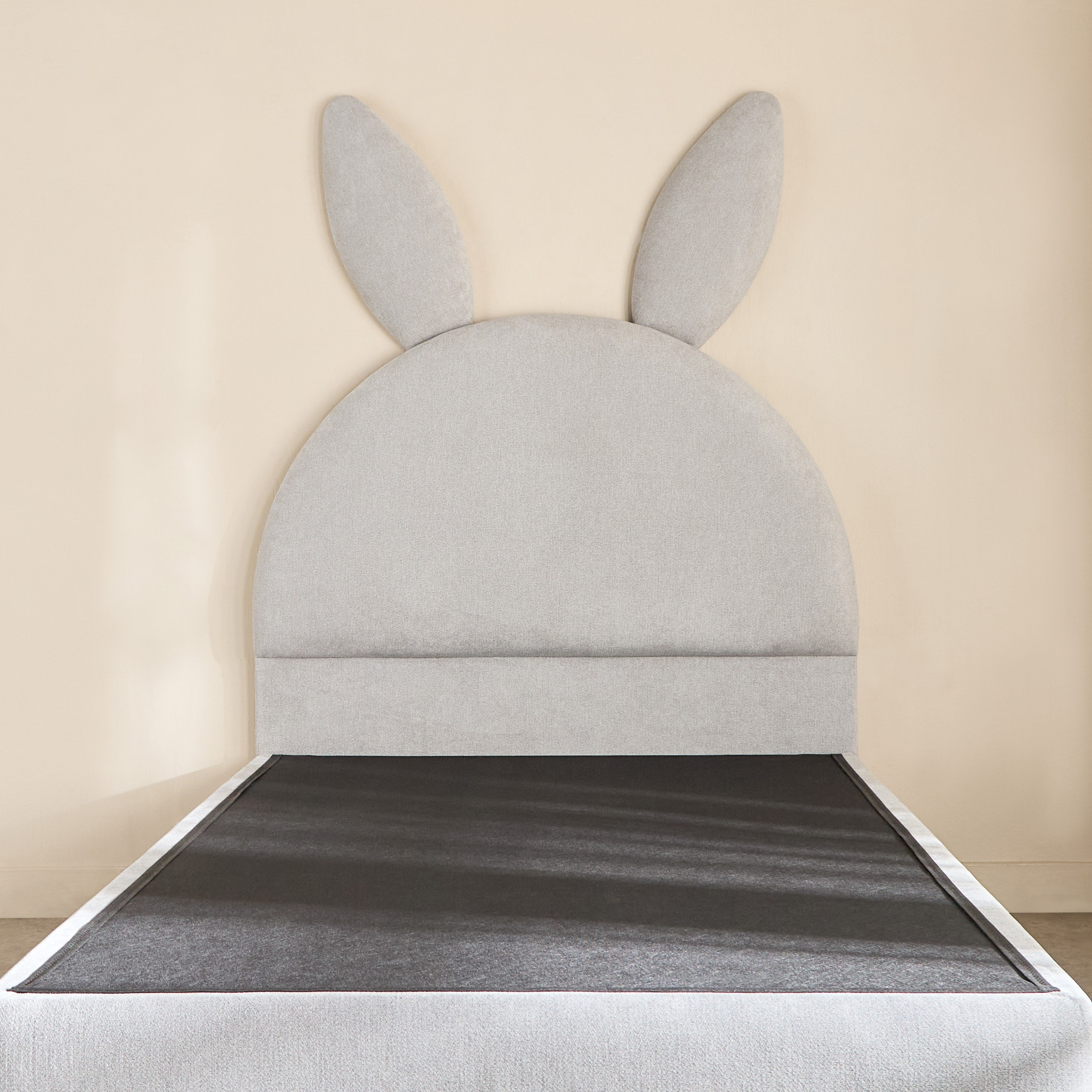 Ivory Hopper Upholstered Single Bed - 90x200 cm-hbxkidsandyouth-bedsandbedsets-beds-single-image-7