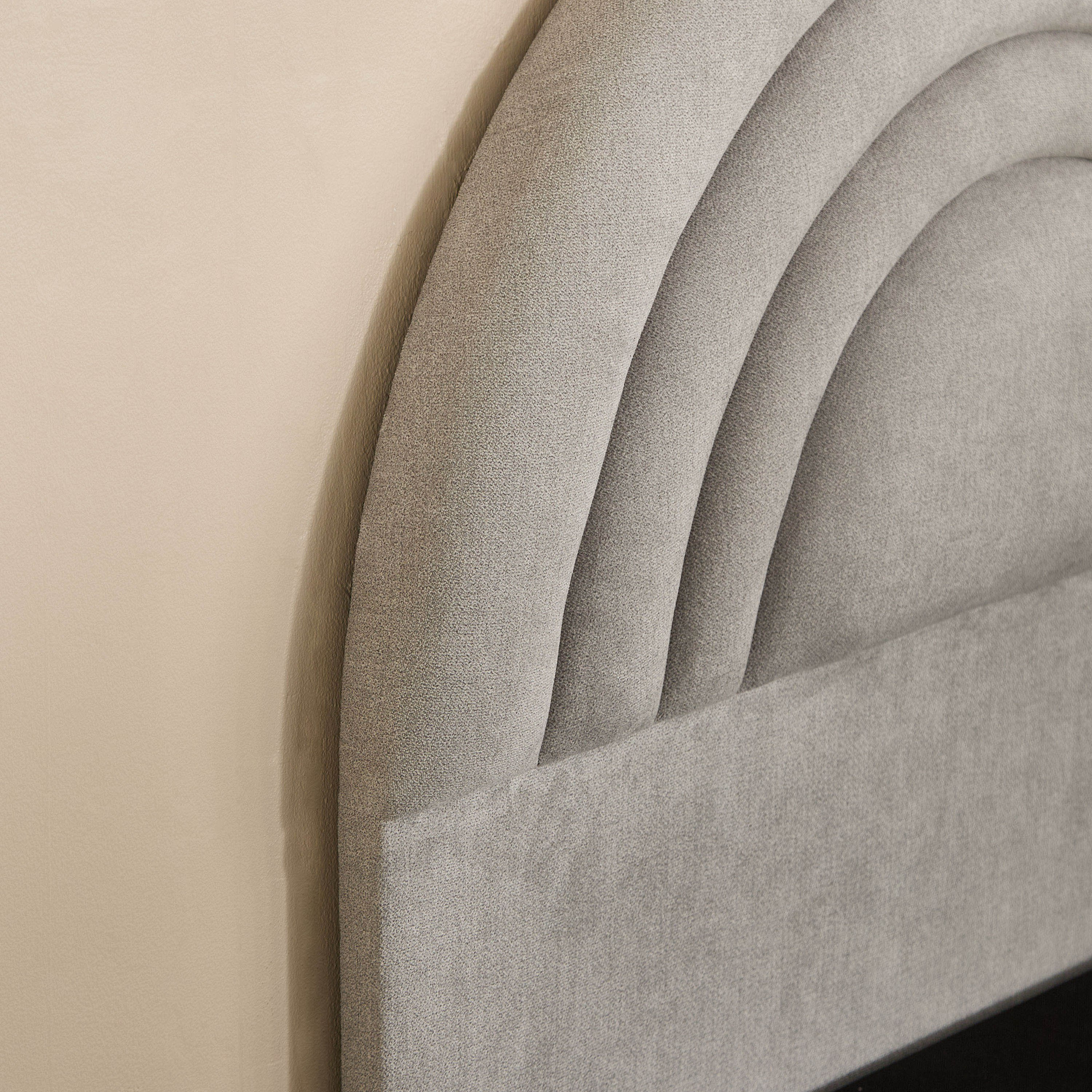 Ivory Crescent Upholstered Twin Bed - 120x200 cm-hbxbedroom-bedsandbedsets-upholsteredbeds-twin-image-11