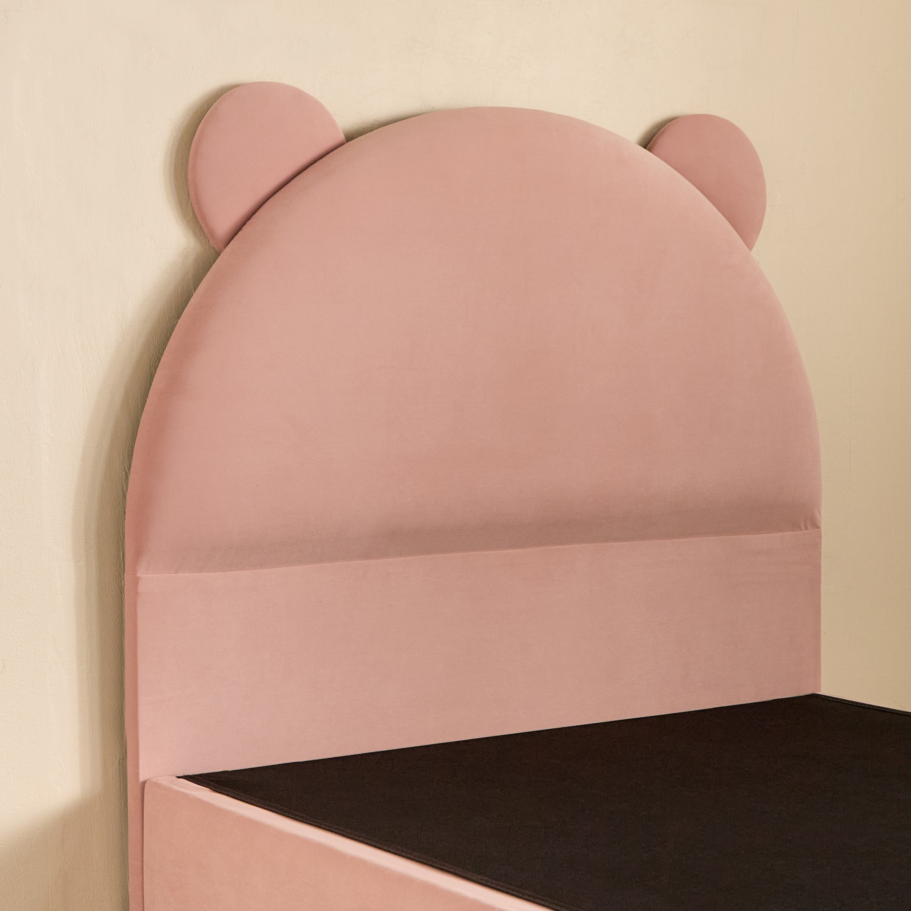 Ivory Clara Upholstered Single Bed - 90x200 cm-hbxkidsandyouth-bedsandbedsets-beds-single-image-8