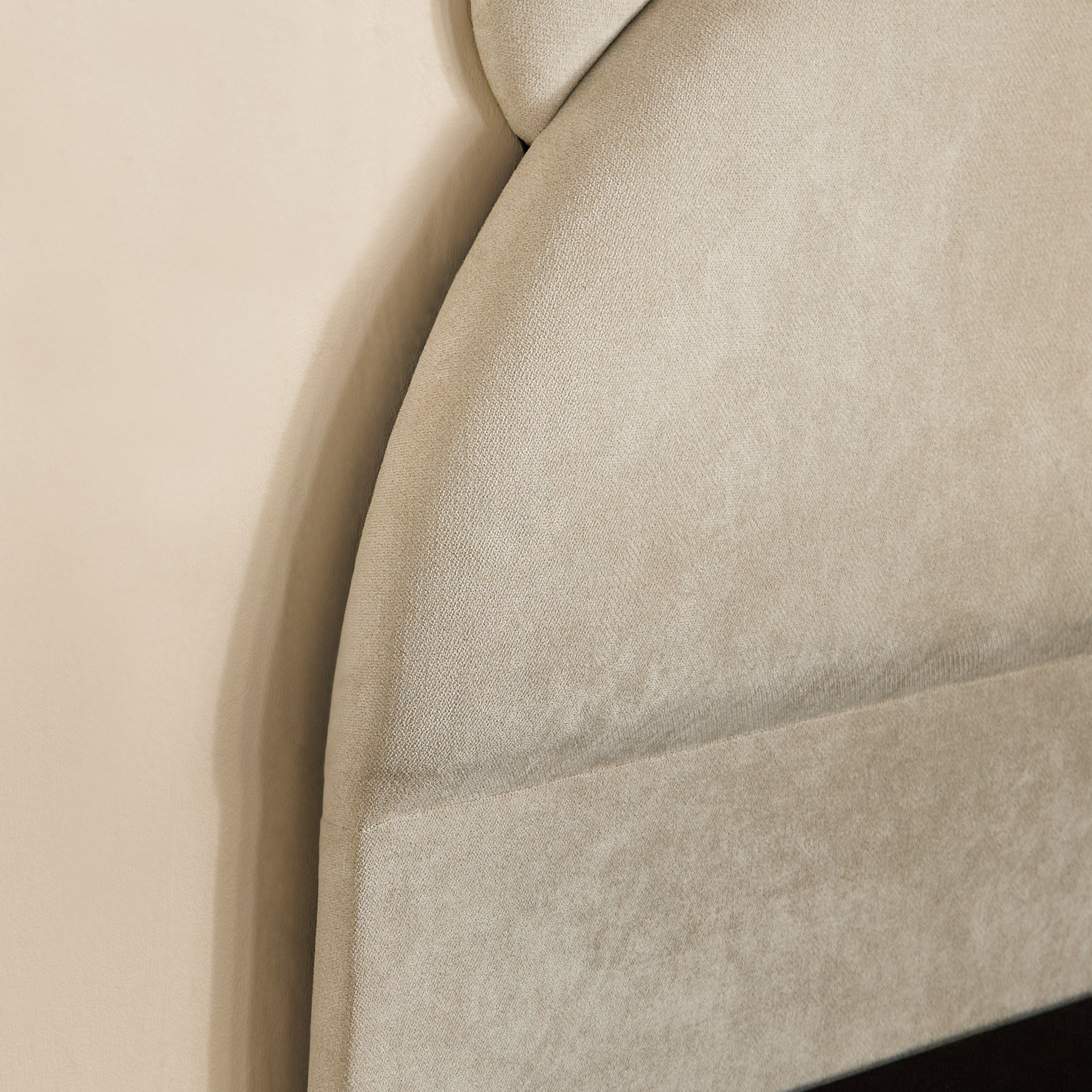 Ivory Clara Upholstered Single Bed - 90x200 cm-hbxkidsandyouth-bedsandbedsets-beds-single-image-9