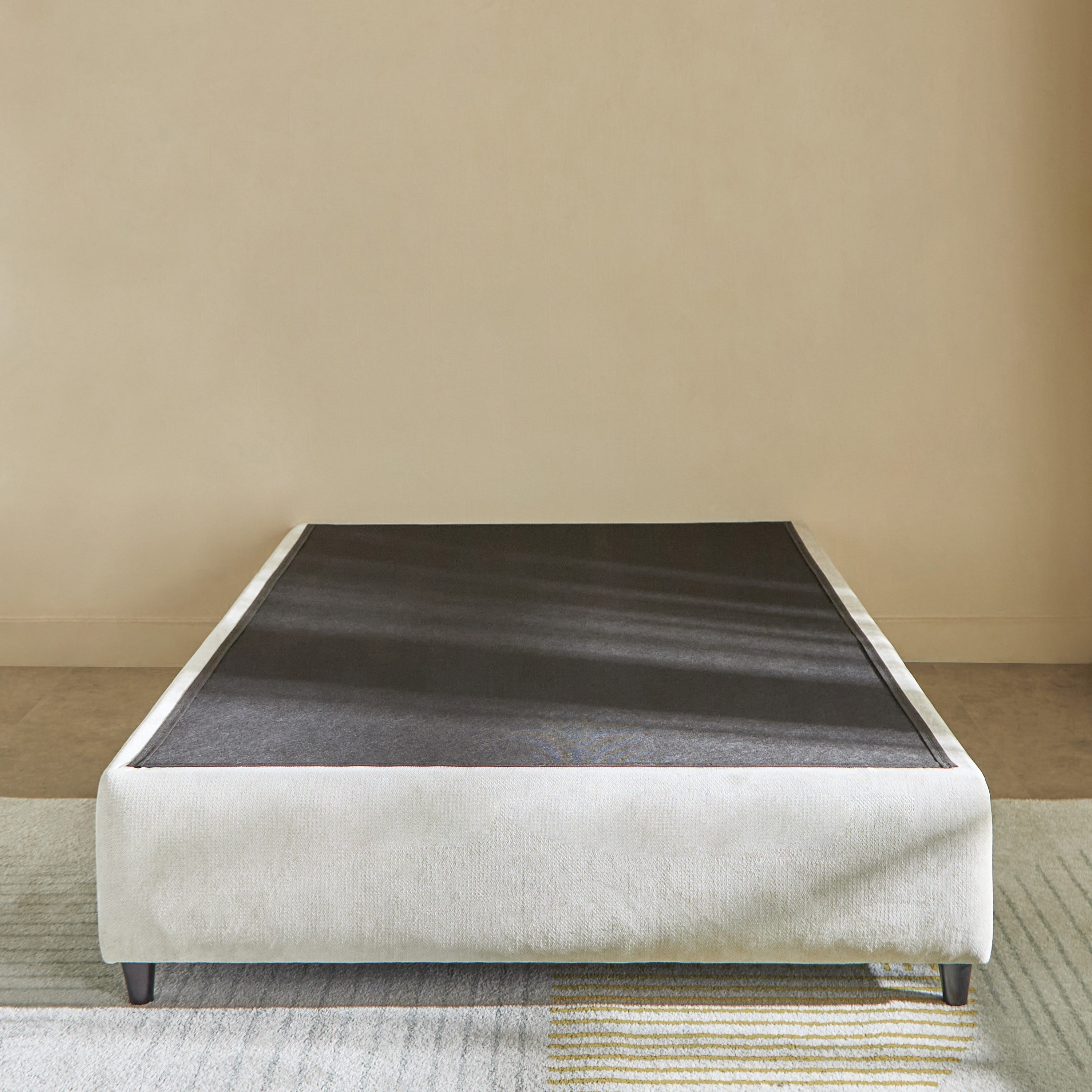 Ivory Clara Upholstered Single Bed - 90x200 cm-hbxkidsandyouth-bedsandbedsets-beds-single-image-3