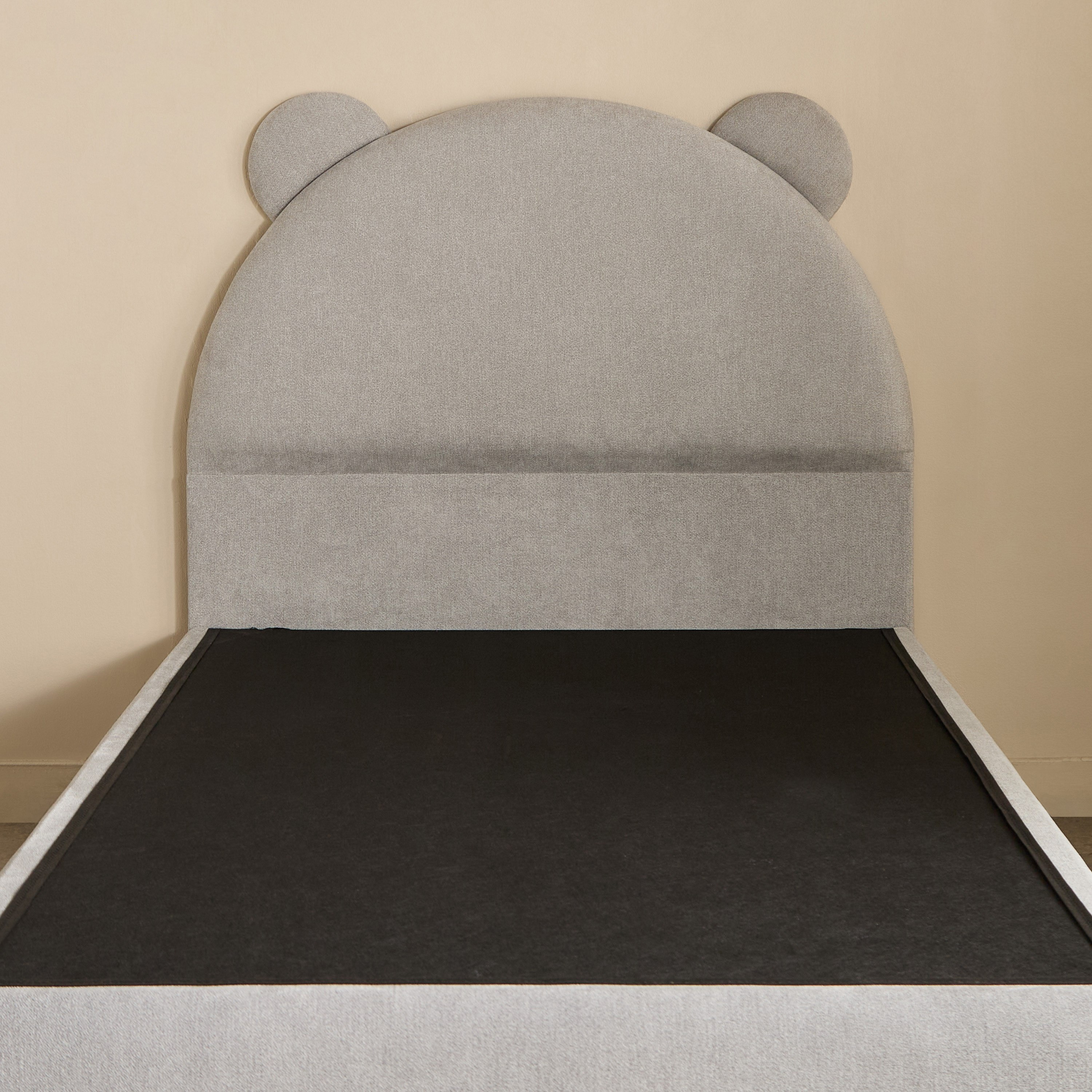 Ivory Clara Upholstered Single Bed - 90x200 cm-hbxkidsandyouth-bedsandbedsets-beds-single-image-8