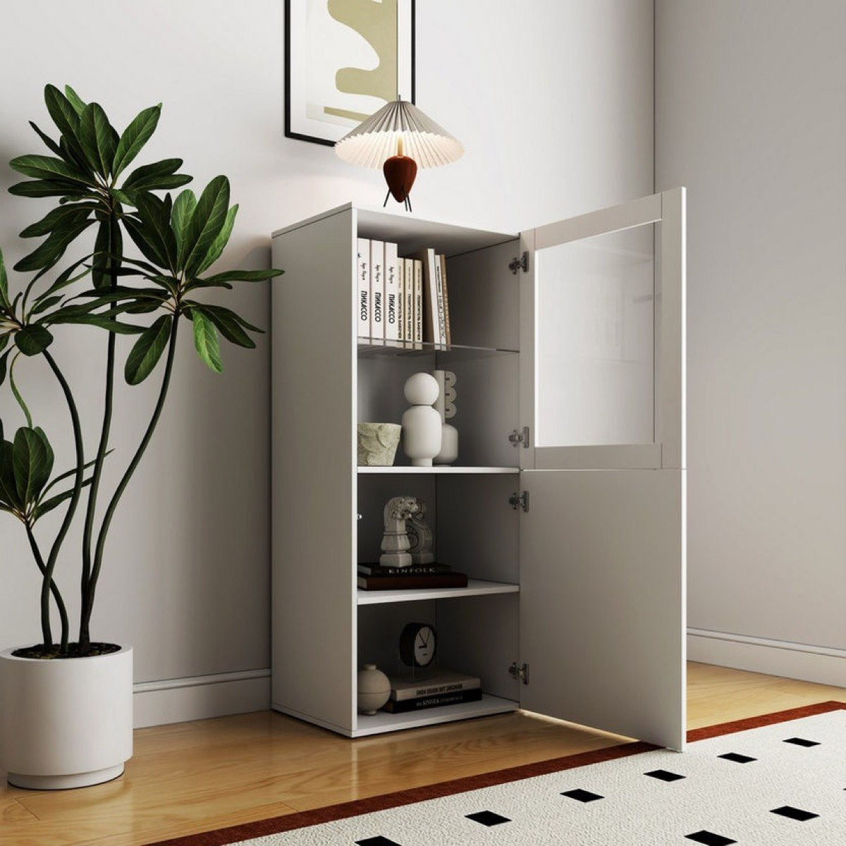 Riva 3-Piece Media Unit with 2.3 and 1.3 Meter Tall Display Storage Cabinet-hbxlivingroom-mediaunitsandstorage-tvunits-image-7