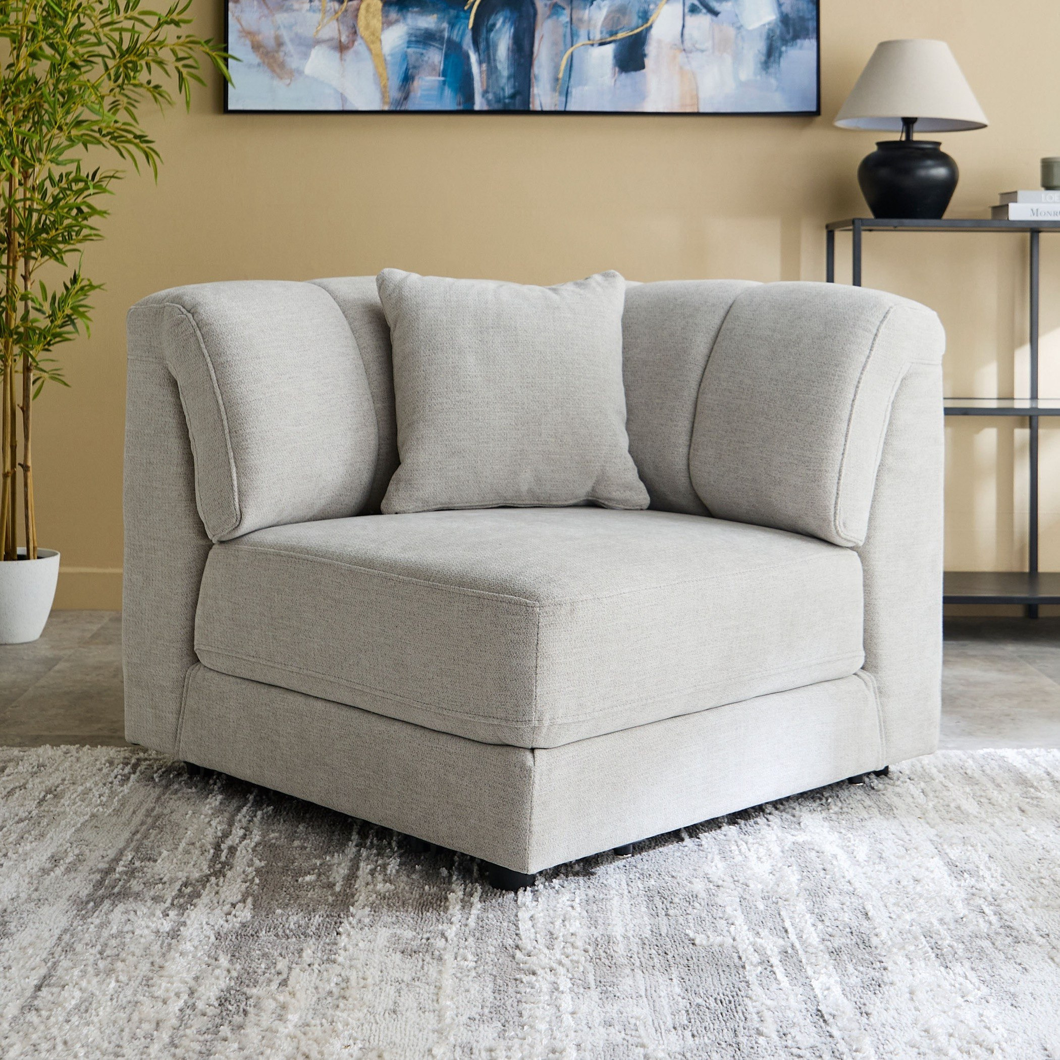 Skive 5-Seater Corner Fabric Sofa with Ottoman-hbxlivingroom-sofasandarmchairs-modularsofas-image-2
