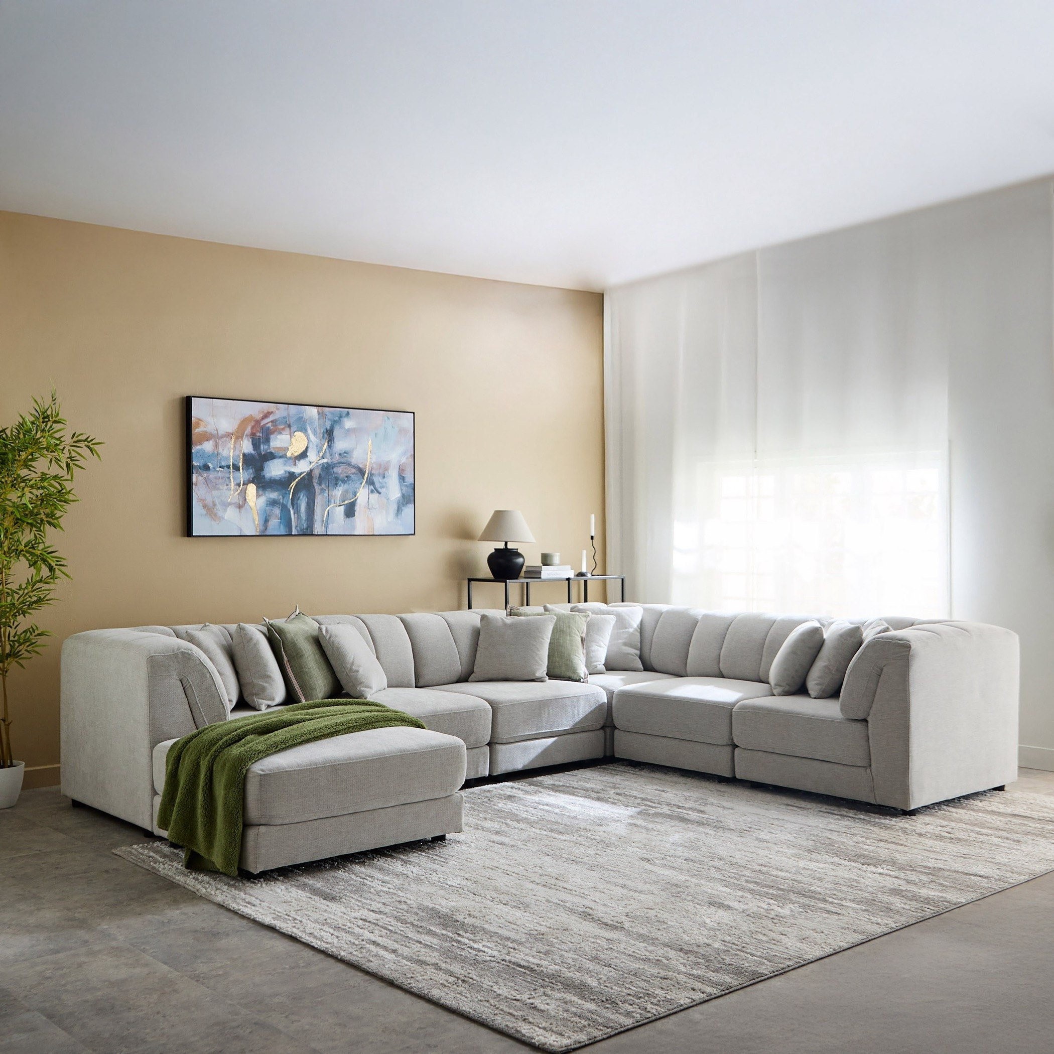 Skive 7-Seater Fabric Corner Sofa-hbxlivingroom-sofasandarmchairs-modularsofas-image-1