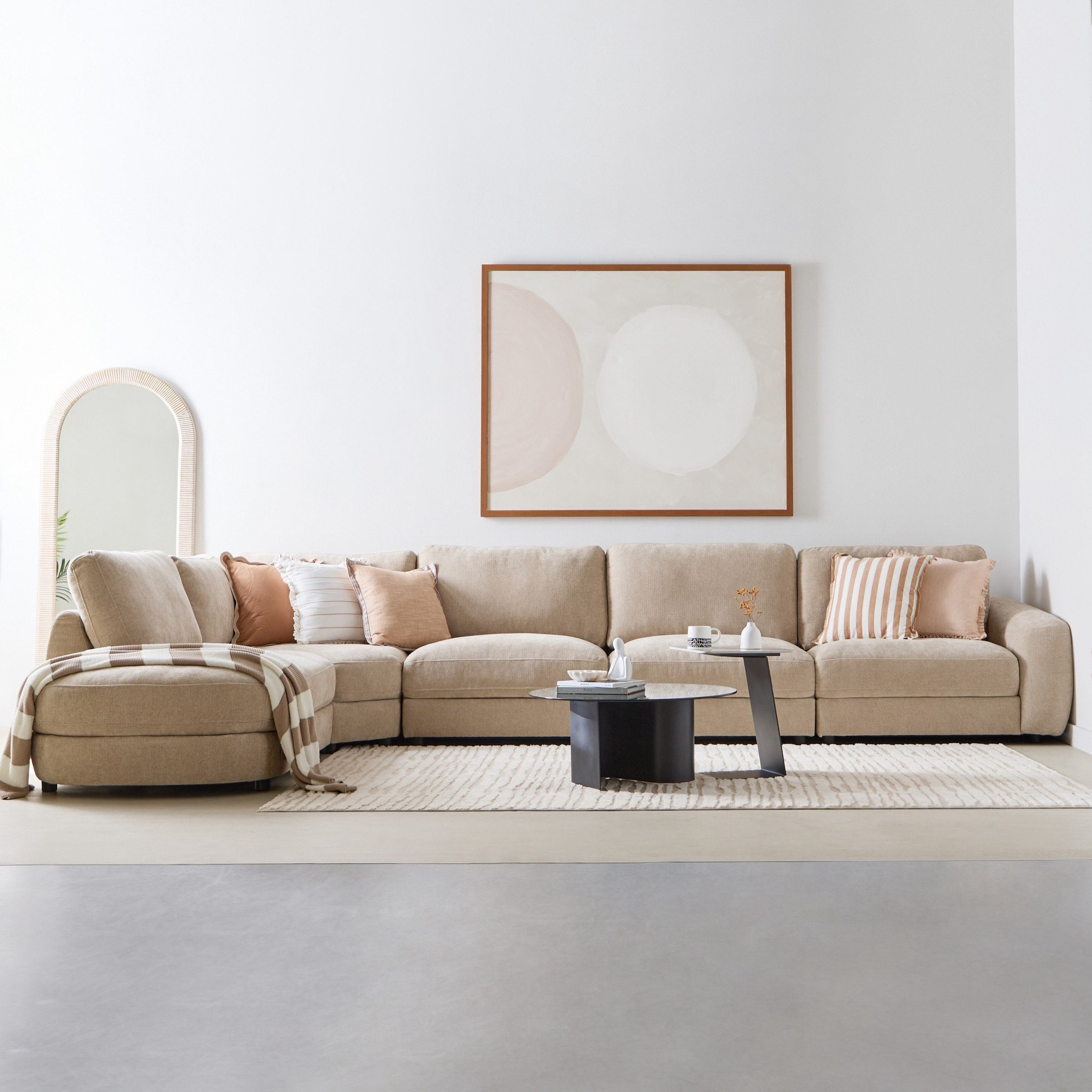 Palencia 6-Seater Fabric Left Corner Sofa with Chaise-hbxlivingroom-sofasandarmchairs-modularsofas-image-1