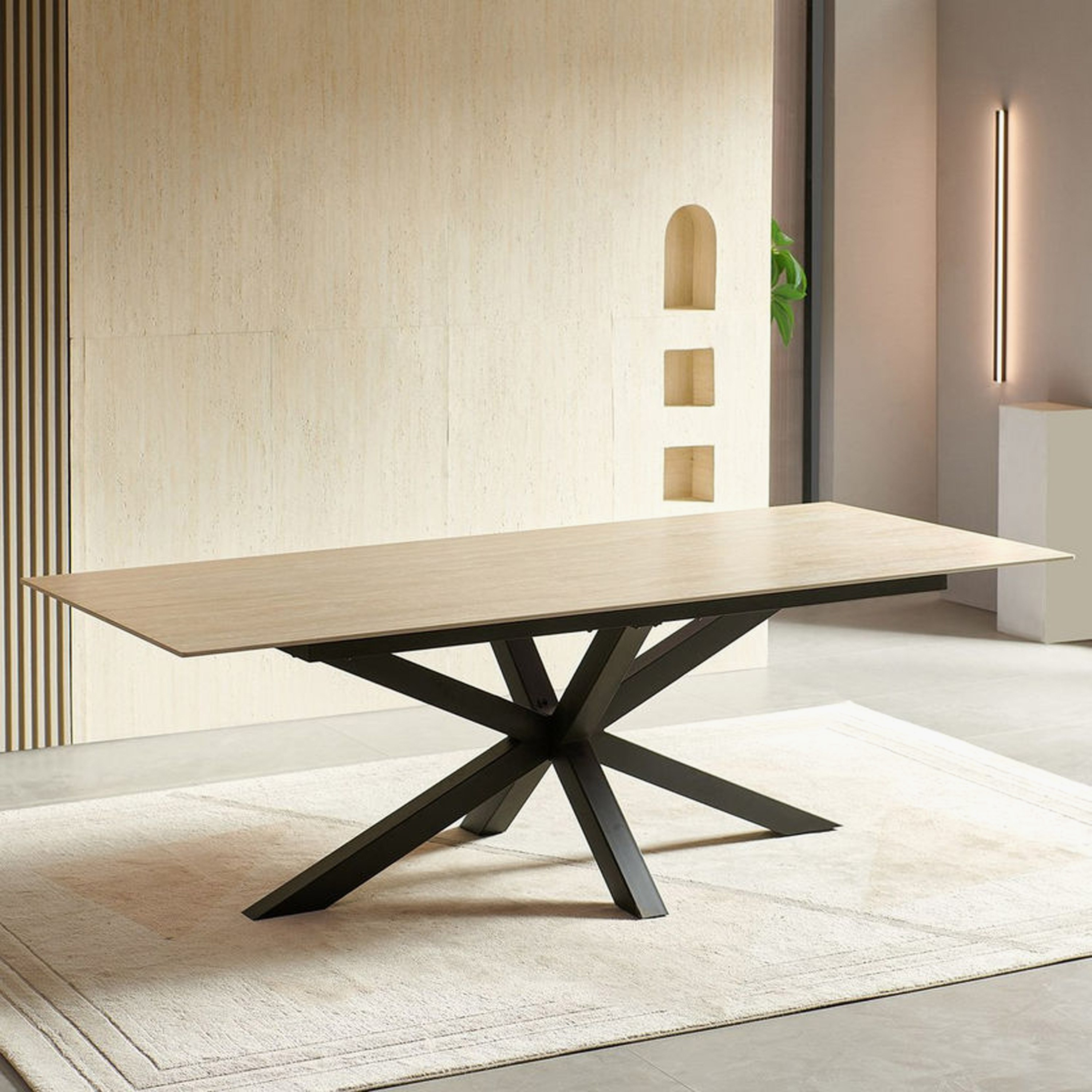 Welwick 8-Seater Sintered Stone Dining Set-hbxfurniture-diningtablesandsets-diningsets-eightseater-image-2