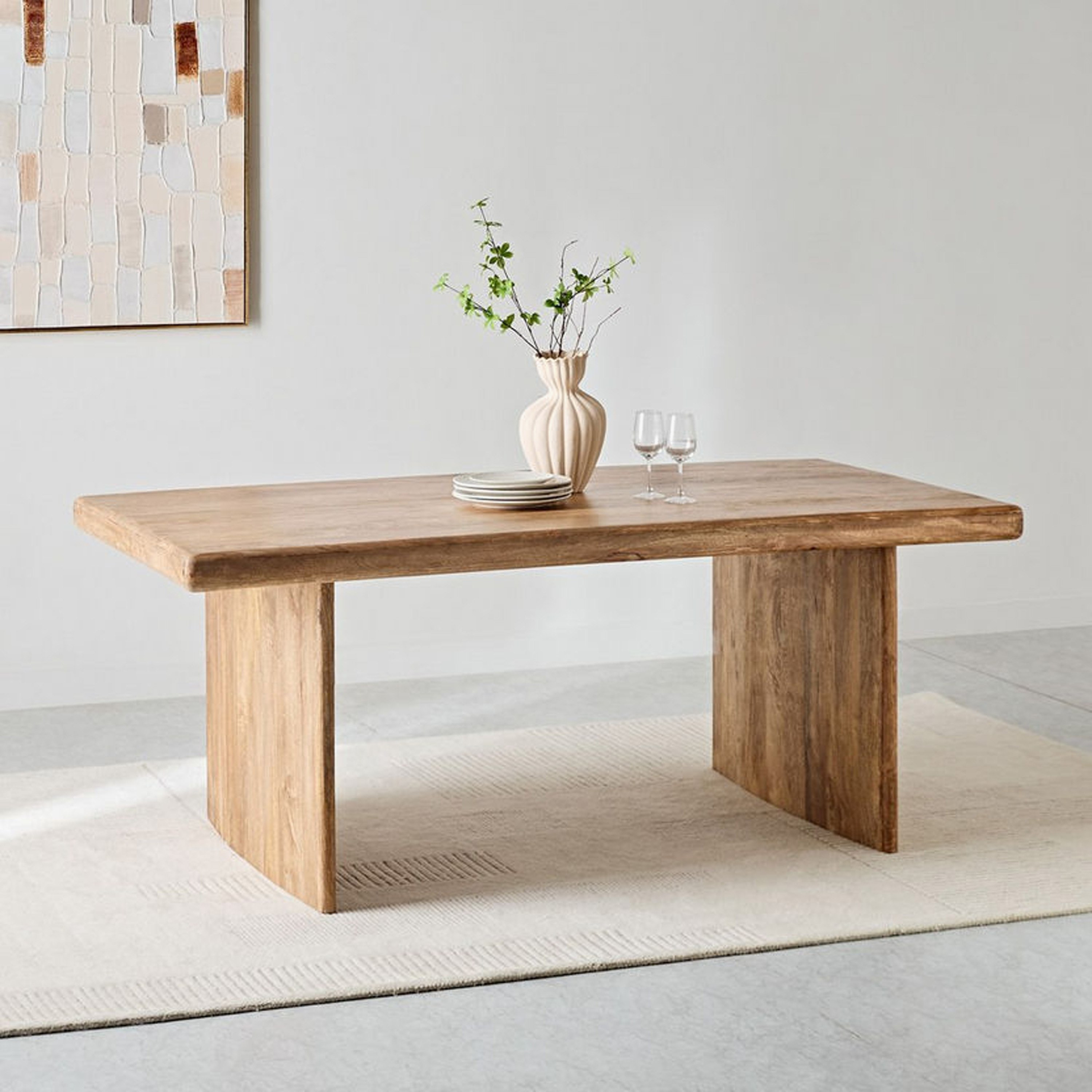Cavon Clayton 6-Seater Solid Wood Dining Set-hbxdiningroom-diningtablesandsets-diningsets-diningpackages-image-2