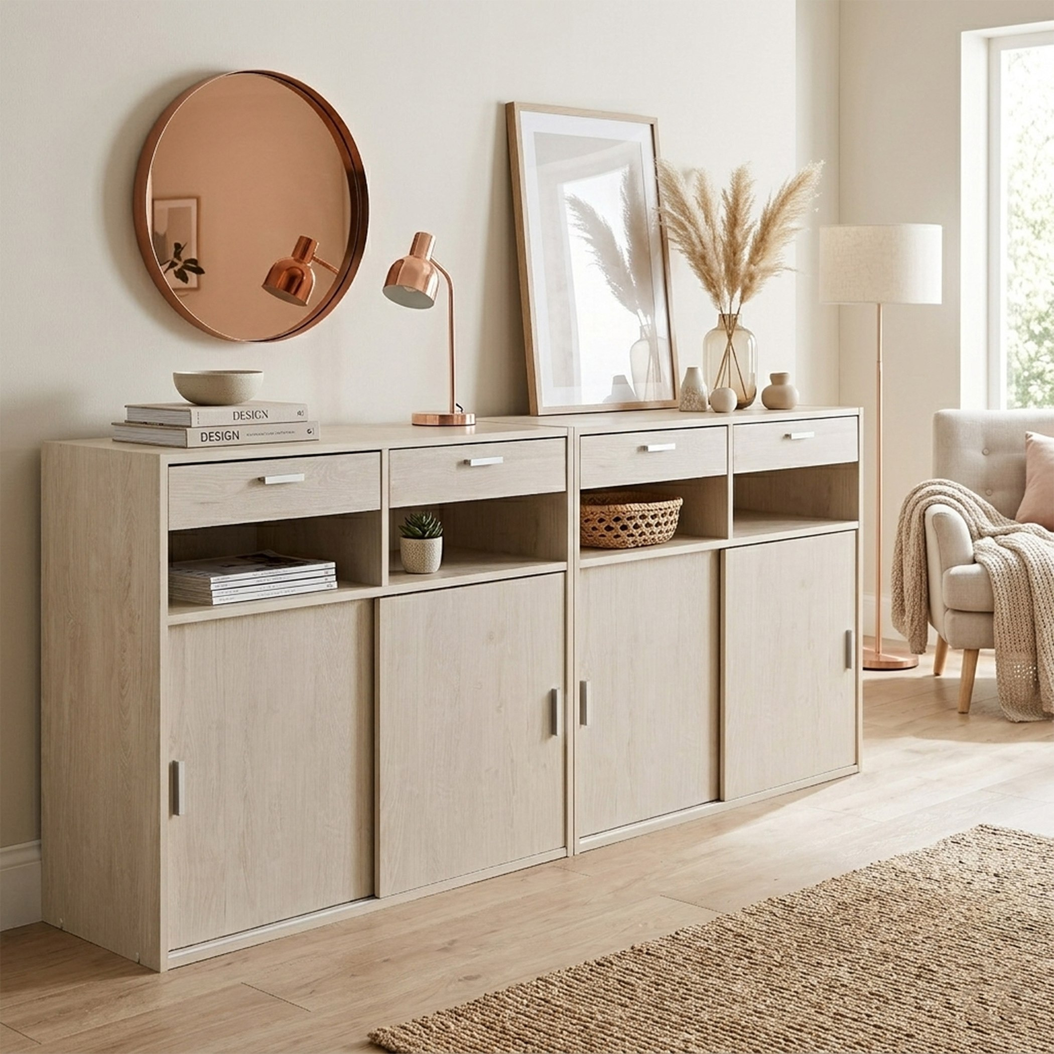 Movo-Libra 2-Piece Sliding Door Side Board-hbxfurniture-diningroom-buffetsandsideboards-image-1