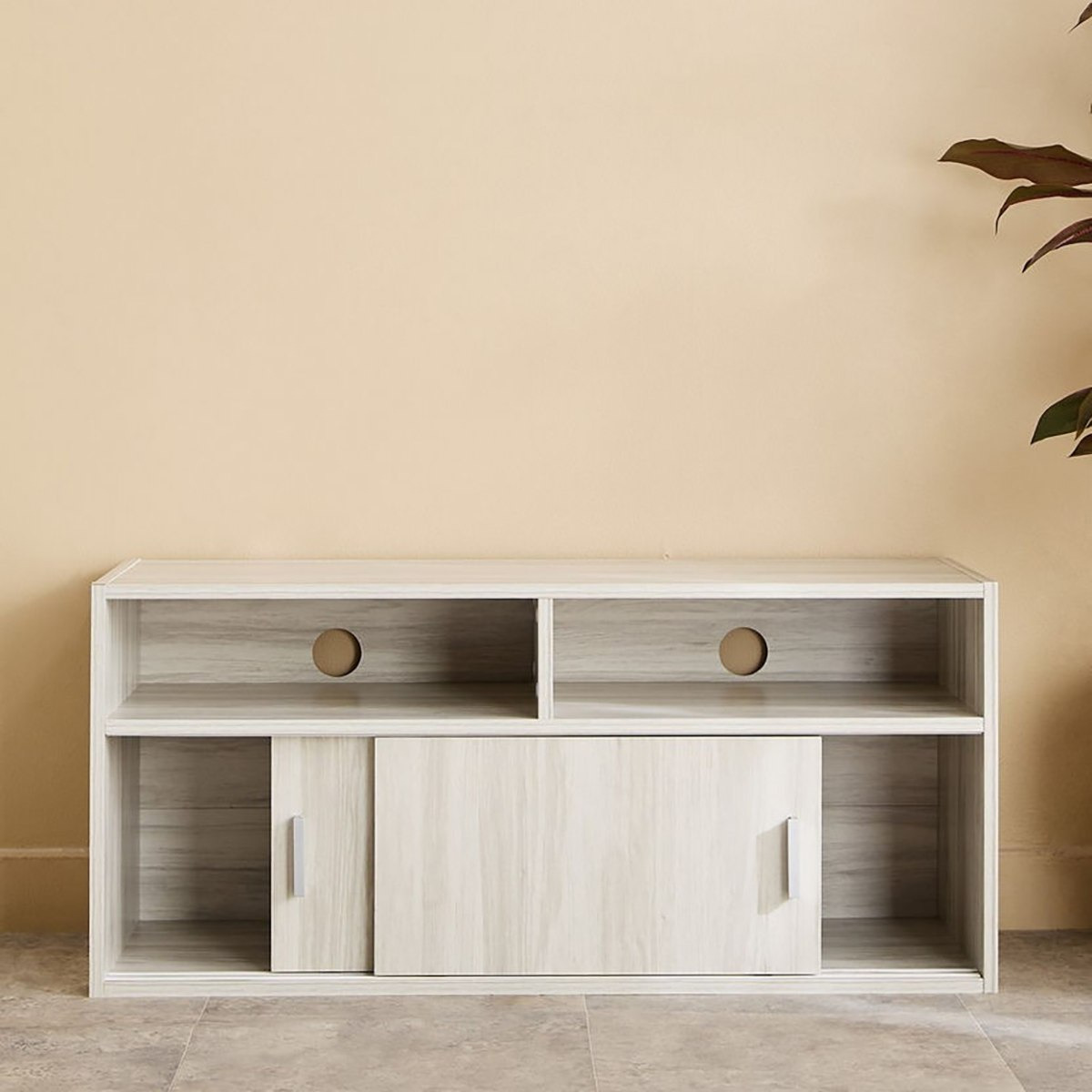 Movo-Libra 2-Piece 2 Door Sliding Low TV Unit for TVs upto 50 Inches-hbxlivingroom-mediaunitsandstorage-tvunits-image-5