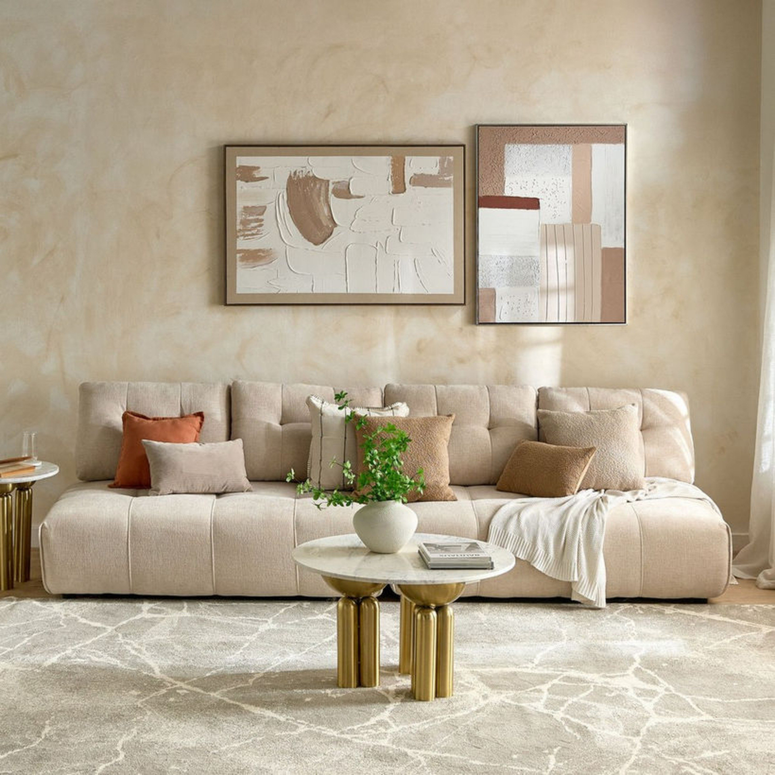 Nasma 4-Seater Fabric Majlis Sofa-hbxfurniture-modular-modularsofas-image-1