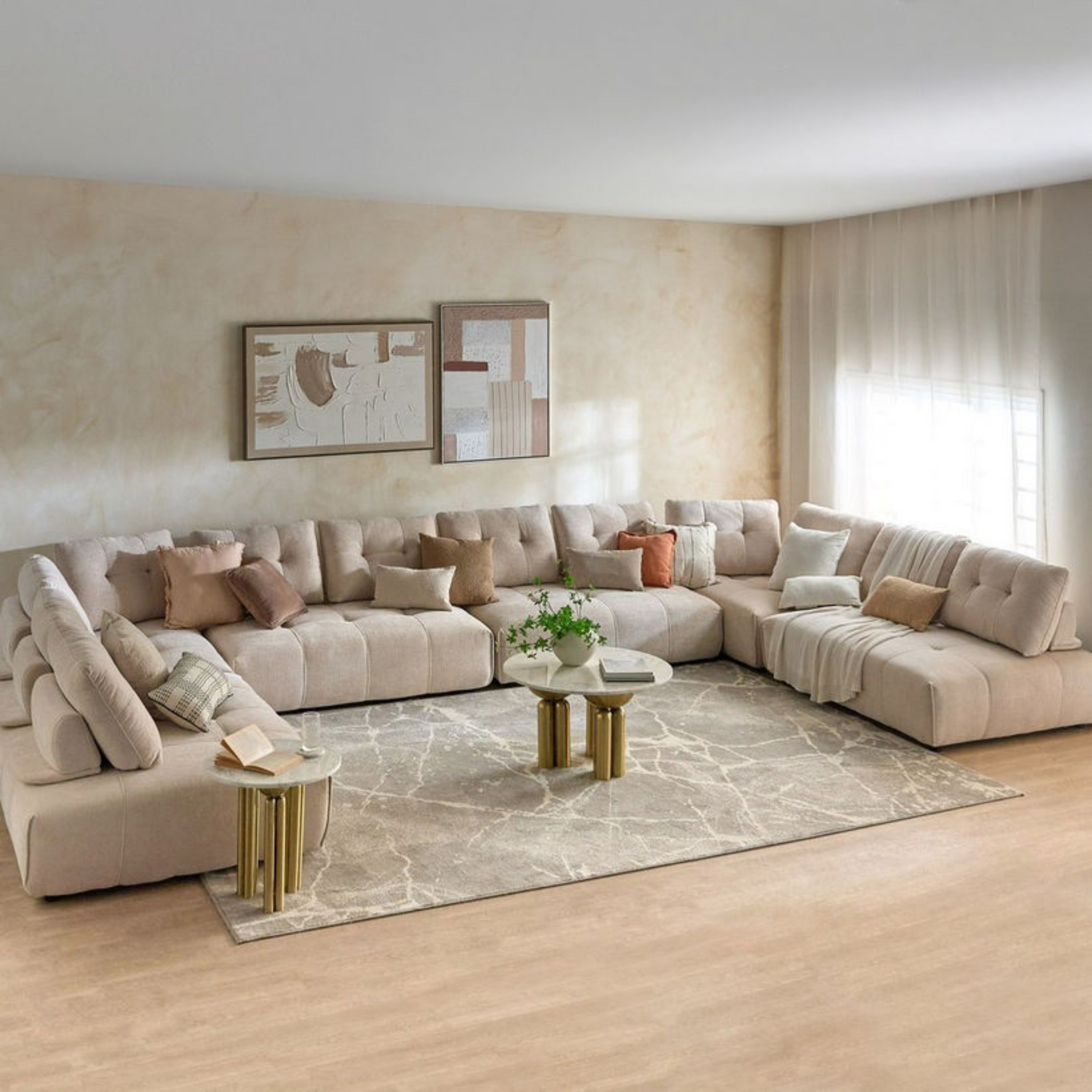 Nasma 12-Seater Fabric Corner Majlis Sofa-hbxfurniture-modular-modularsofas-image-1