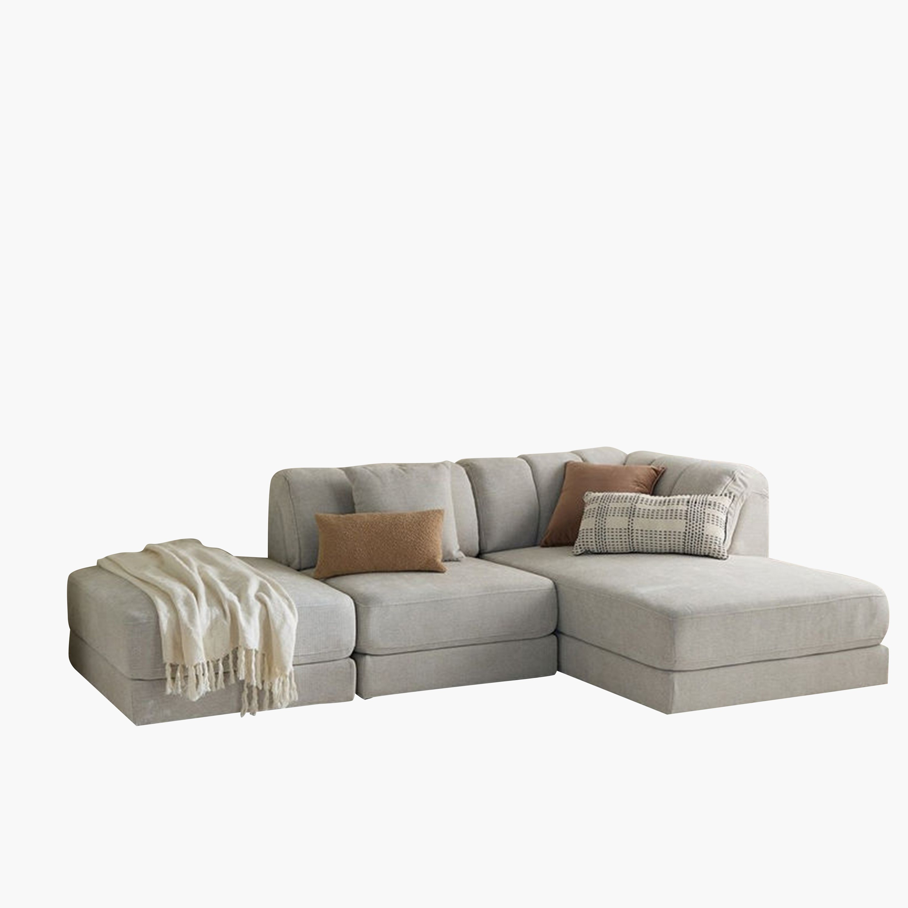 Skive 4-Seater Fabric Right Corner Sofa with Ottoman-hbxlivingroom-sofasandarmchairs-modularsofas-image-17