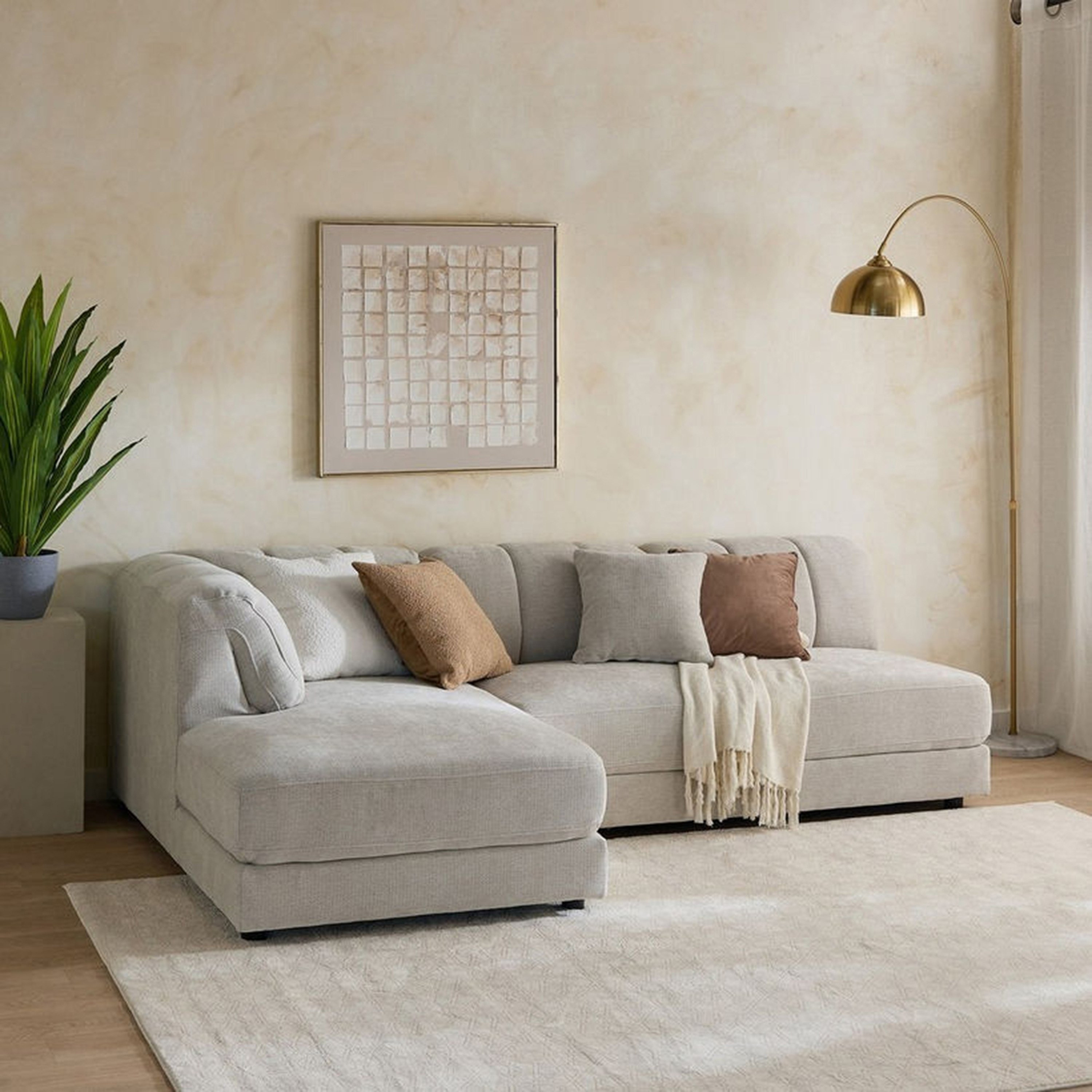 Skive 4-Seater Fabric Left Corner Sofa-hbxlivingroom-sofasandarmchairs-modularsofas-image-1