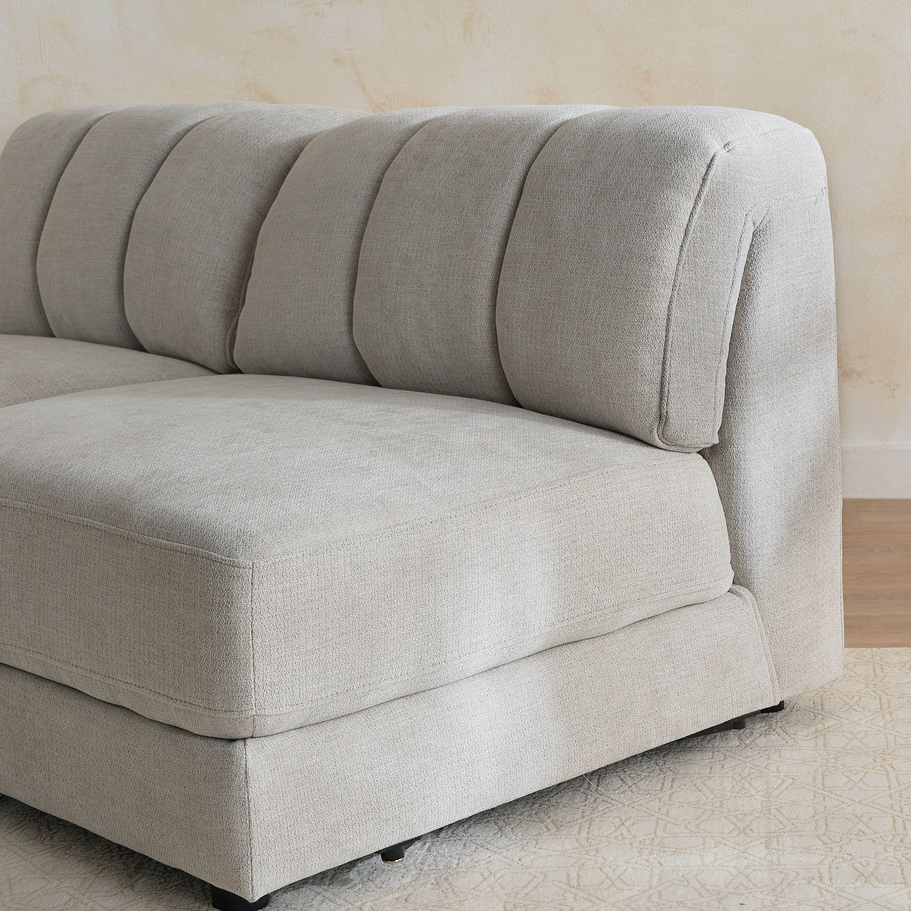 Skive 6-Seater Fabric Left Corner Sofa with Ottoman-hbxlivingroom-sofasandarmchairs-modularsofas-image-11