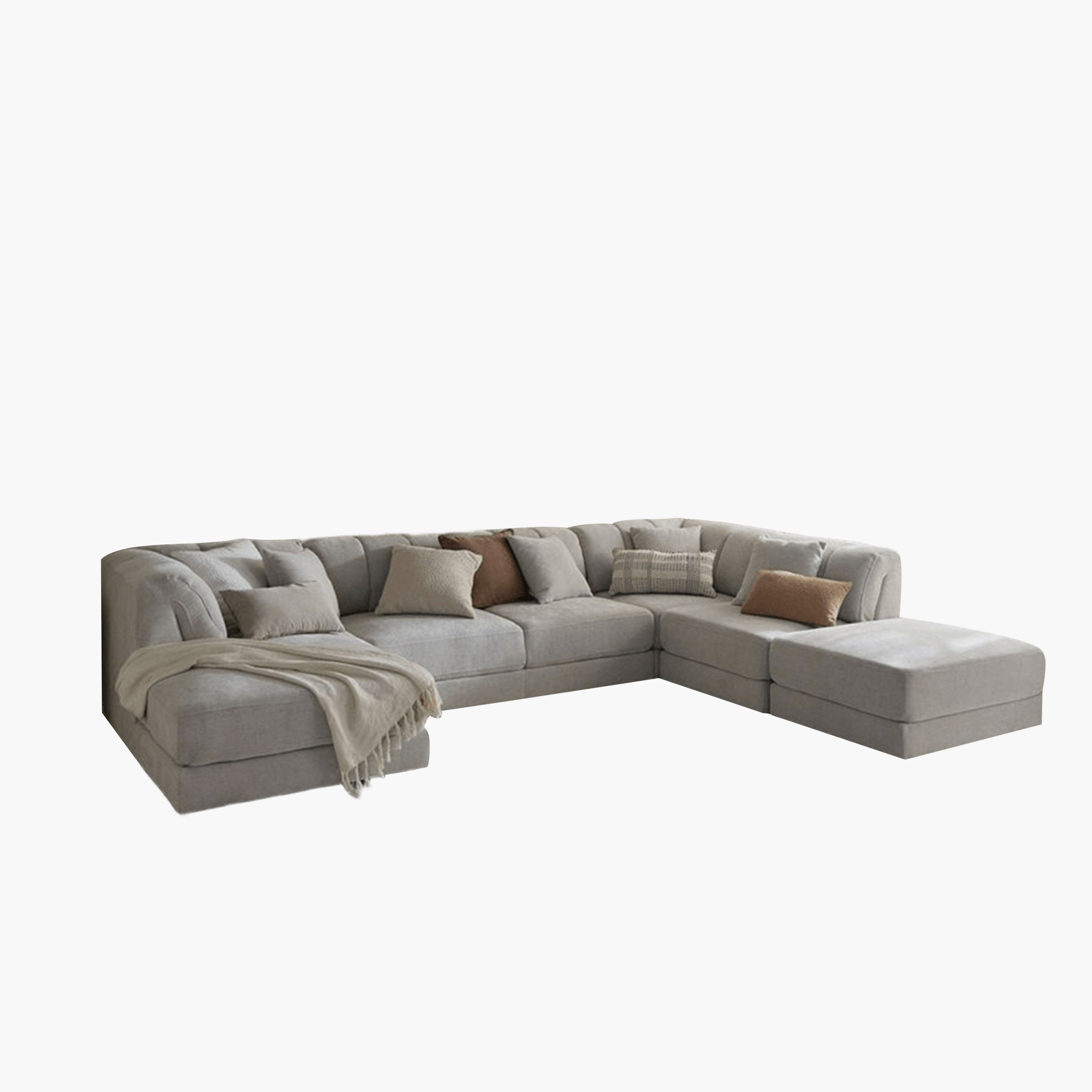 Skive 6-Seater Fabric Left Corner Sofa with Ottoman-hbxlivingroom-sofasandarmchairs-modularsofas-image-24