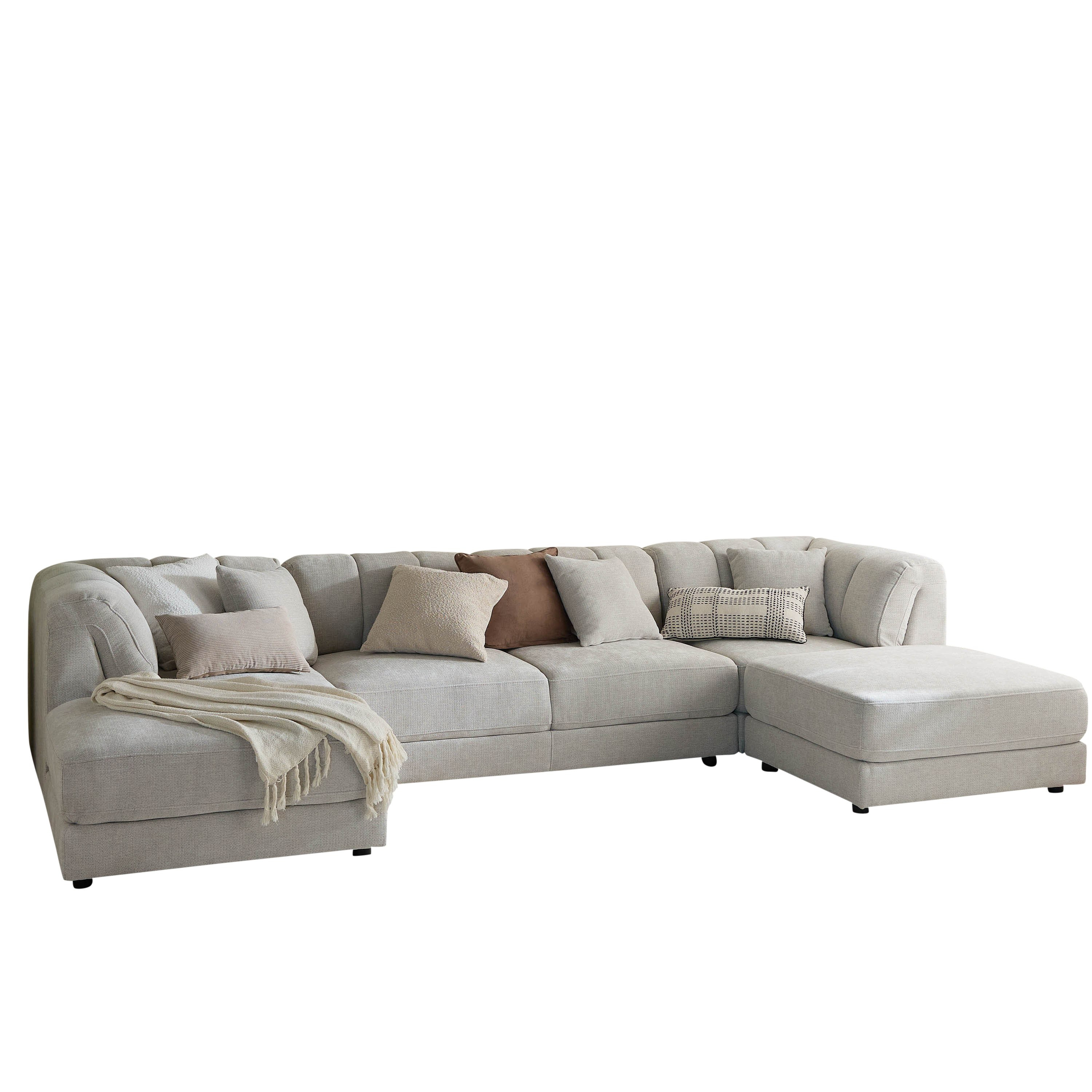 Skive 6-Seater Fabric Left Corner Sofa with Ottoman-hbxlivingroom-sofasandarmchairs-modularsofas-image-19