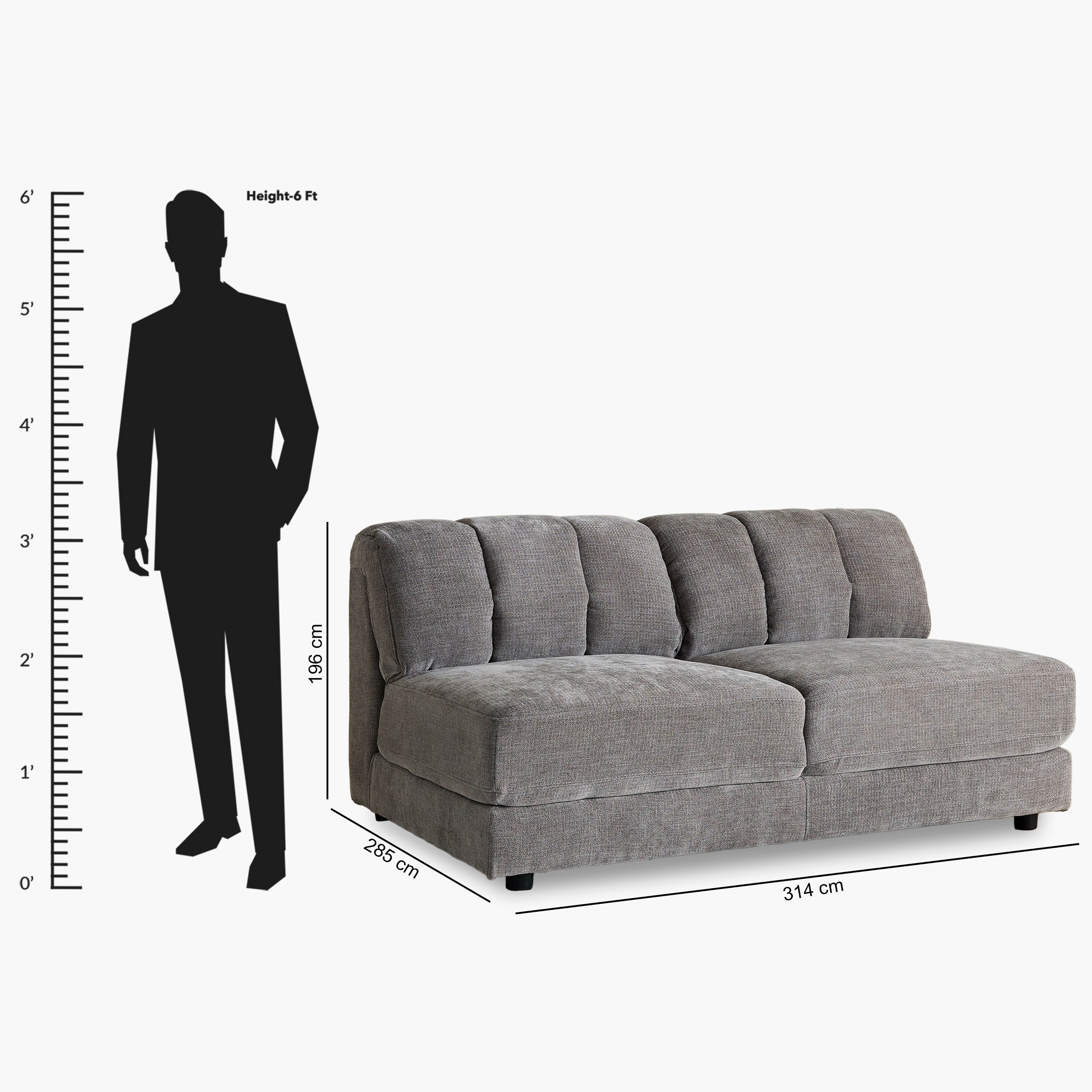 Skive 4-Seater Fabric Right Corner Sofa with Ottoman-hbxlivingroom-sofasandarmchairs-modularsofas-image-16