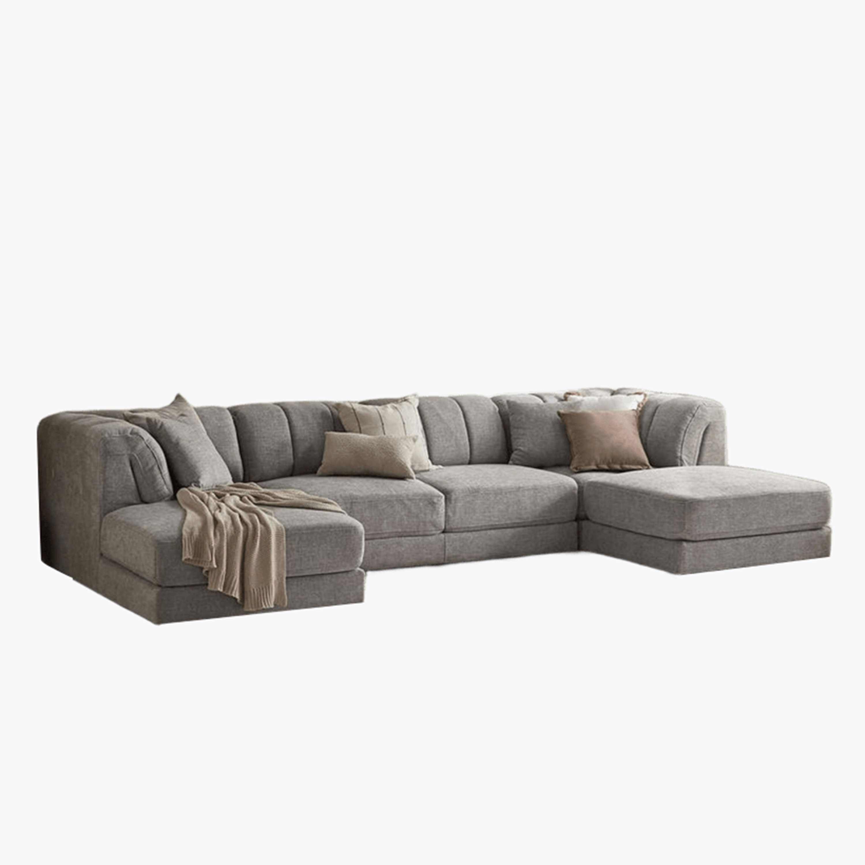 Skive 6-Seater Fabric Left Corner Sofa with Ottoman-hbxlivingroom-sofasandarmchairs-modularsofas-image-12