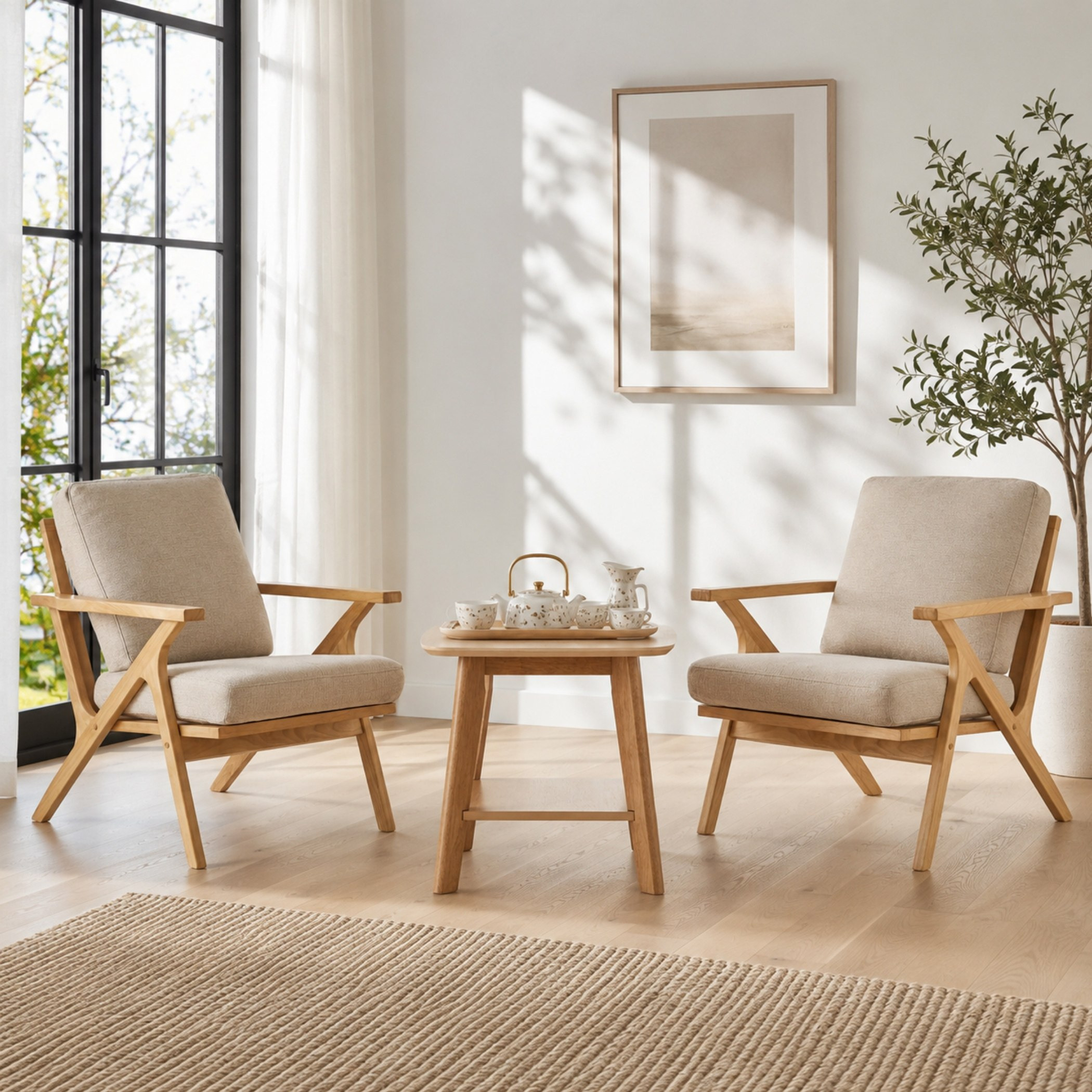 Aliori Scandi 2-Seater Tea Set-hbxfurniture-diningtablesandsets-diningsets-twoseater-image-1