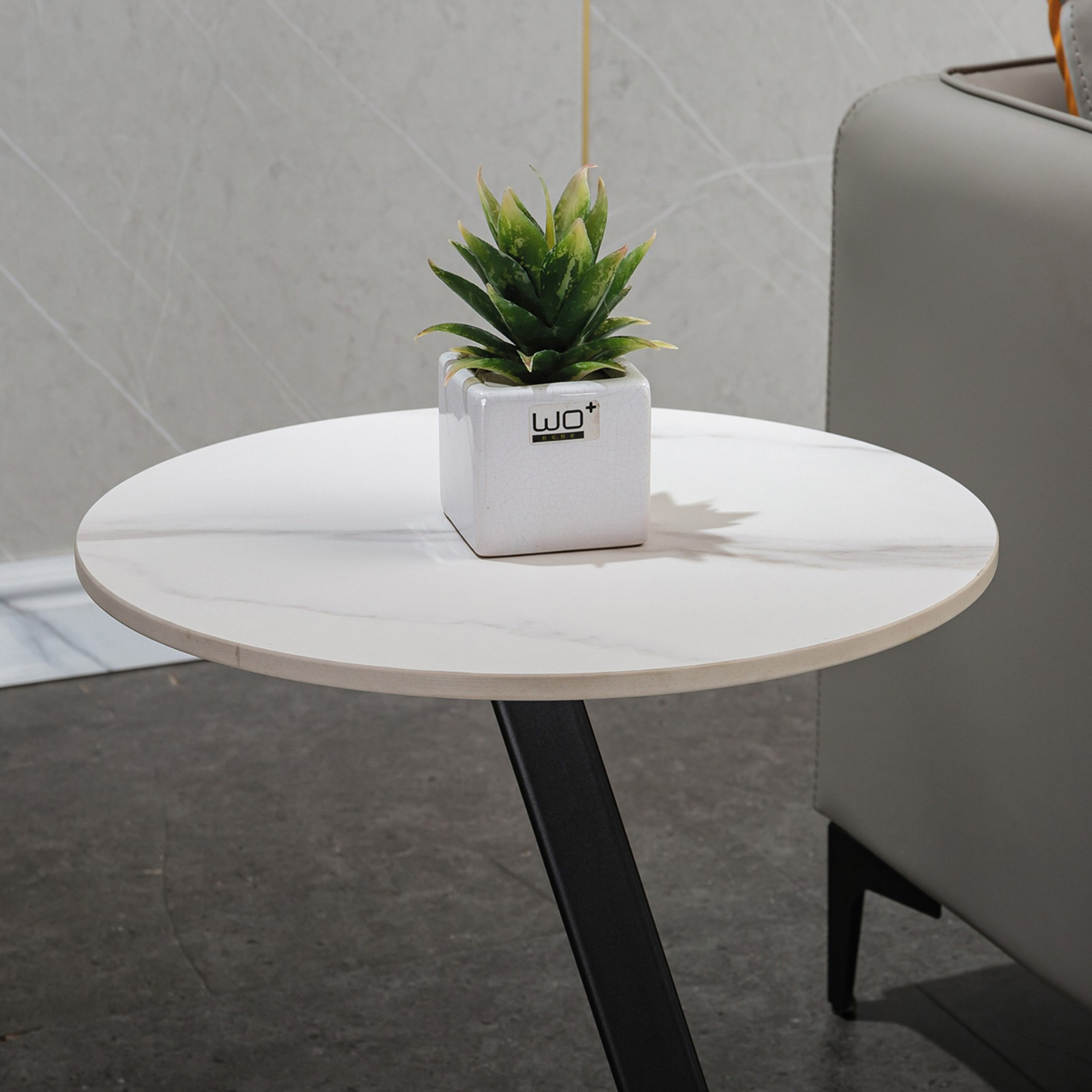 Antonio Baron 2-Seater Swivel Sintered Stone Tea Set-hbxfurniture-diningtablesandsets-diningsets-twoseater-image-10