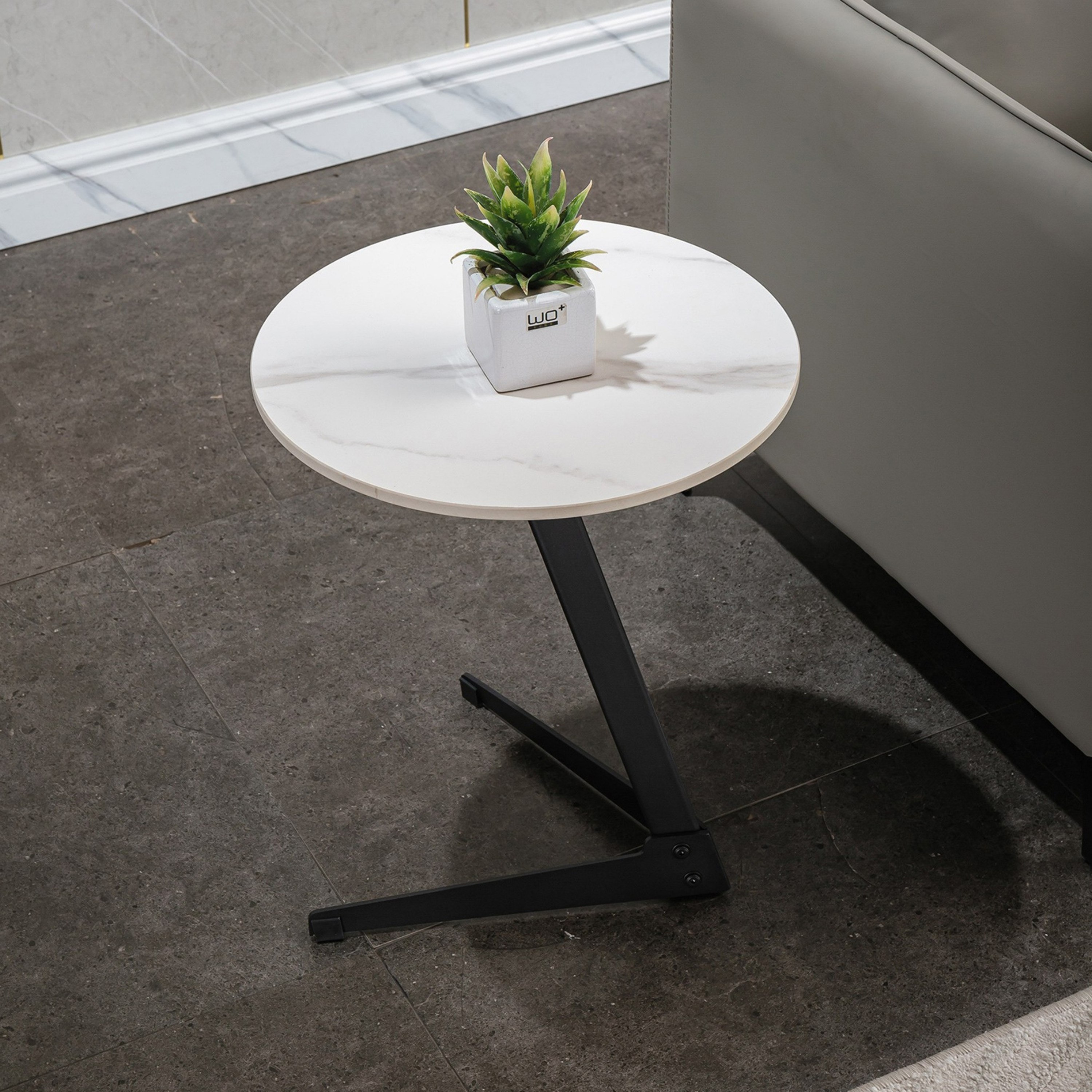 Antonio Baron 2-Seater Swivel Sintered Stone Tea Set-hbxfurniture-diningtablesandsets-diningsets-twoseater-image-9