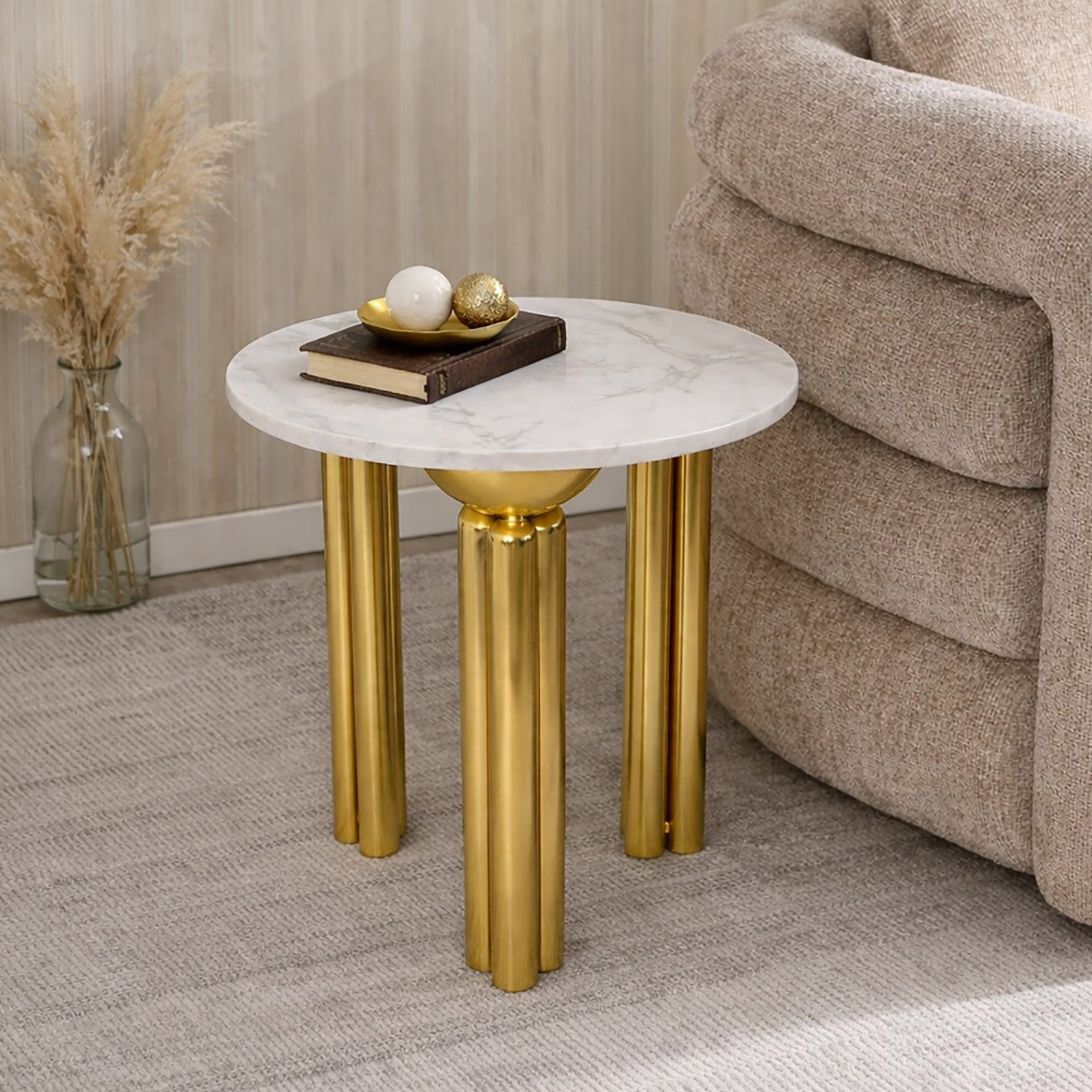 Alora Varna 2-Seater Genuine Marble Tea Set-hbxfurniture-diningtablesandsets-diningsets-twoseater-image-3