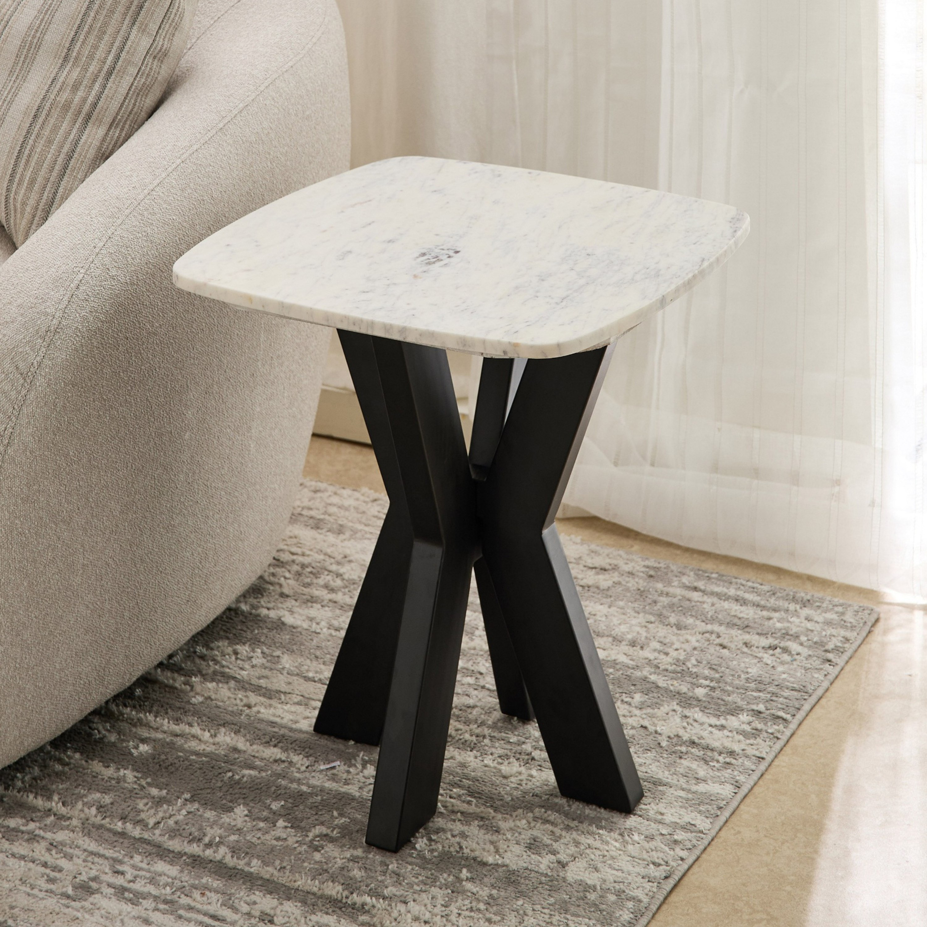 Shila Portola 2-Seater Genuine Marble Tea Set-hbxfurniture-diningtablesandsets-diningsets-twoseater-image-6