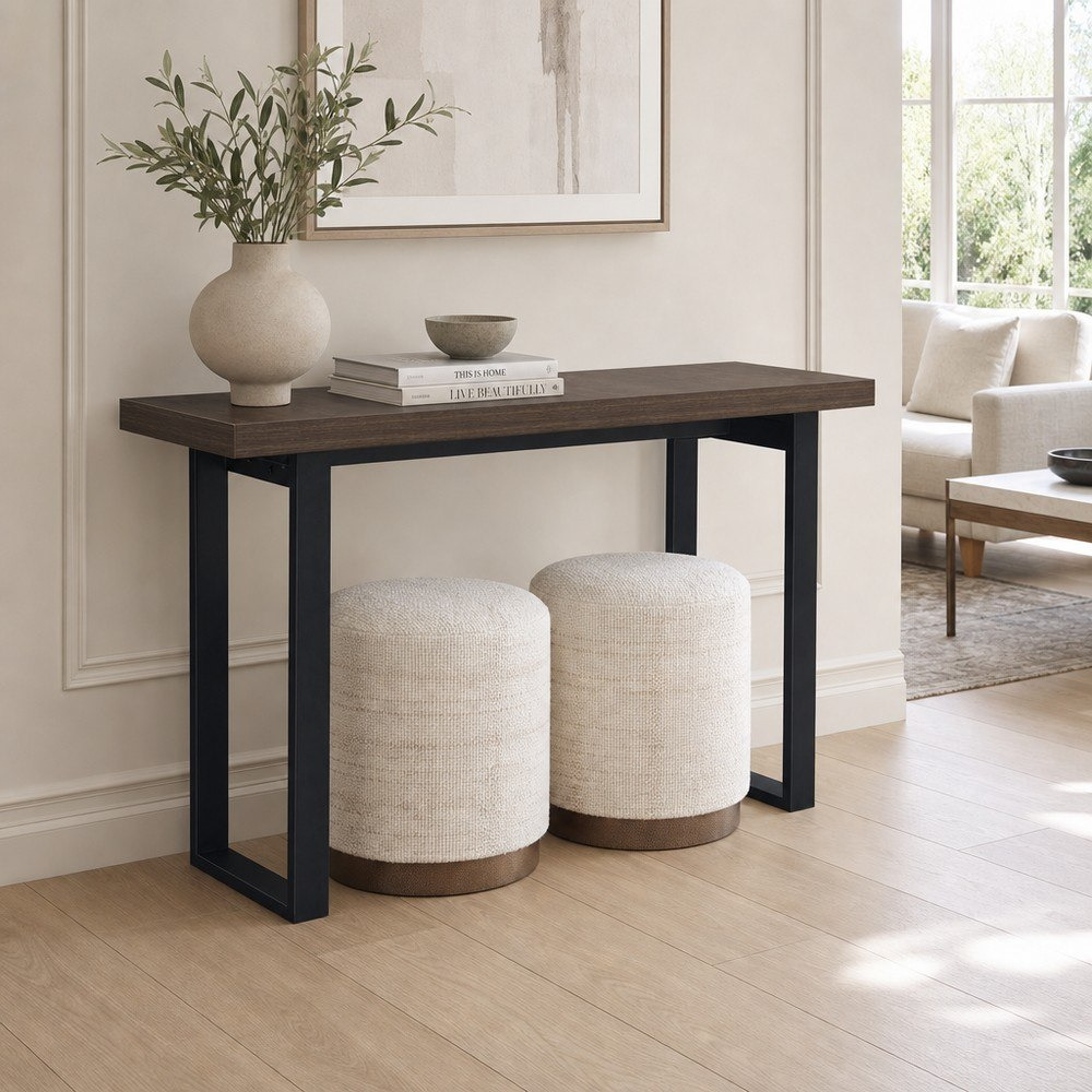 Iris Rockford Console with 2 Ottomans-hbxfurniture-tablesandstands-consoletables-image-1