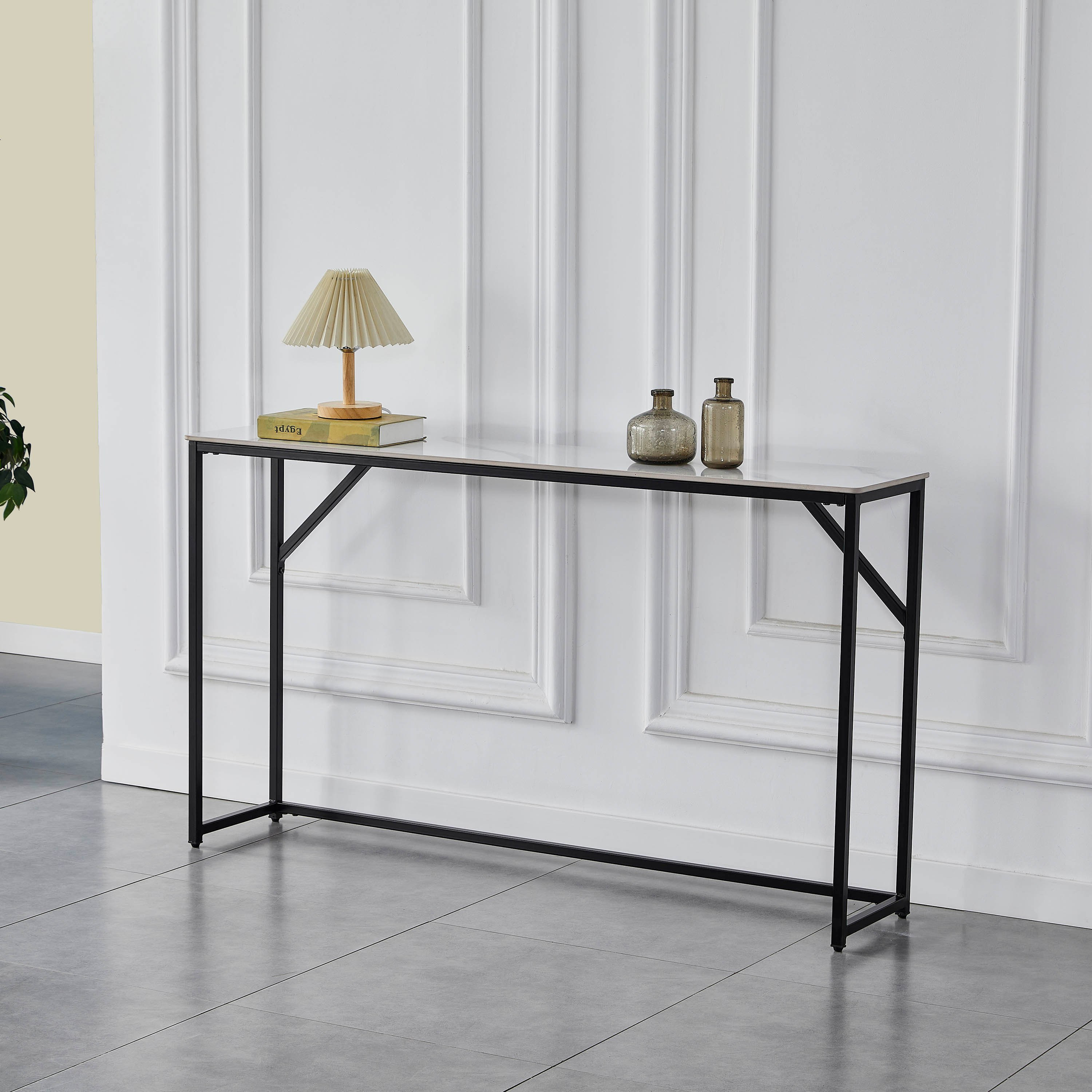 Crompton Gromo 3-Piece Sintered Stone Top Console and Ottoman Set-hbxfurniture-tablesandstands-consoletables-image-7
