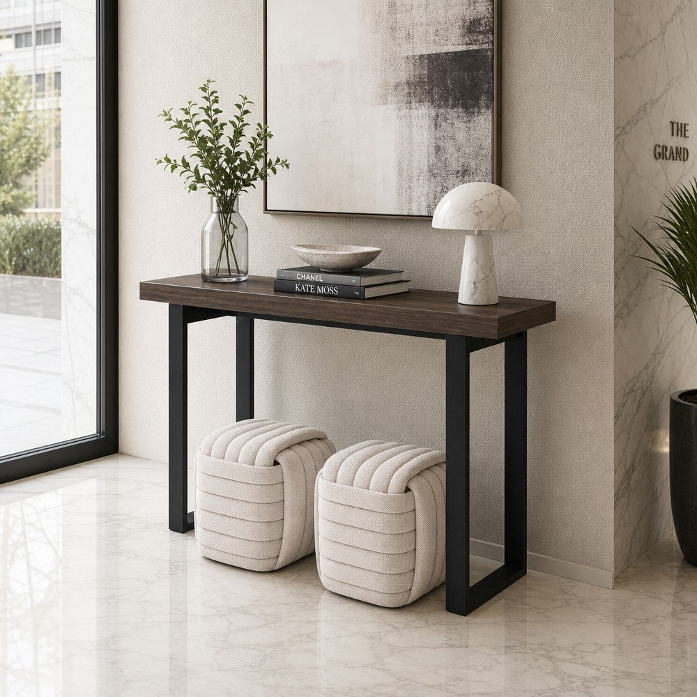 Iris Lyno 3-Piece Console and Ottoman Set-hbxfurniture-tablesandstands-consoletables-image-1