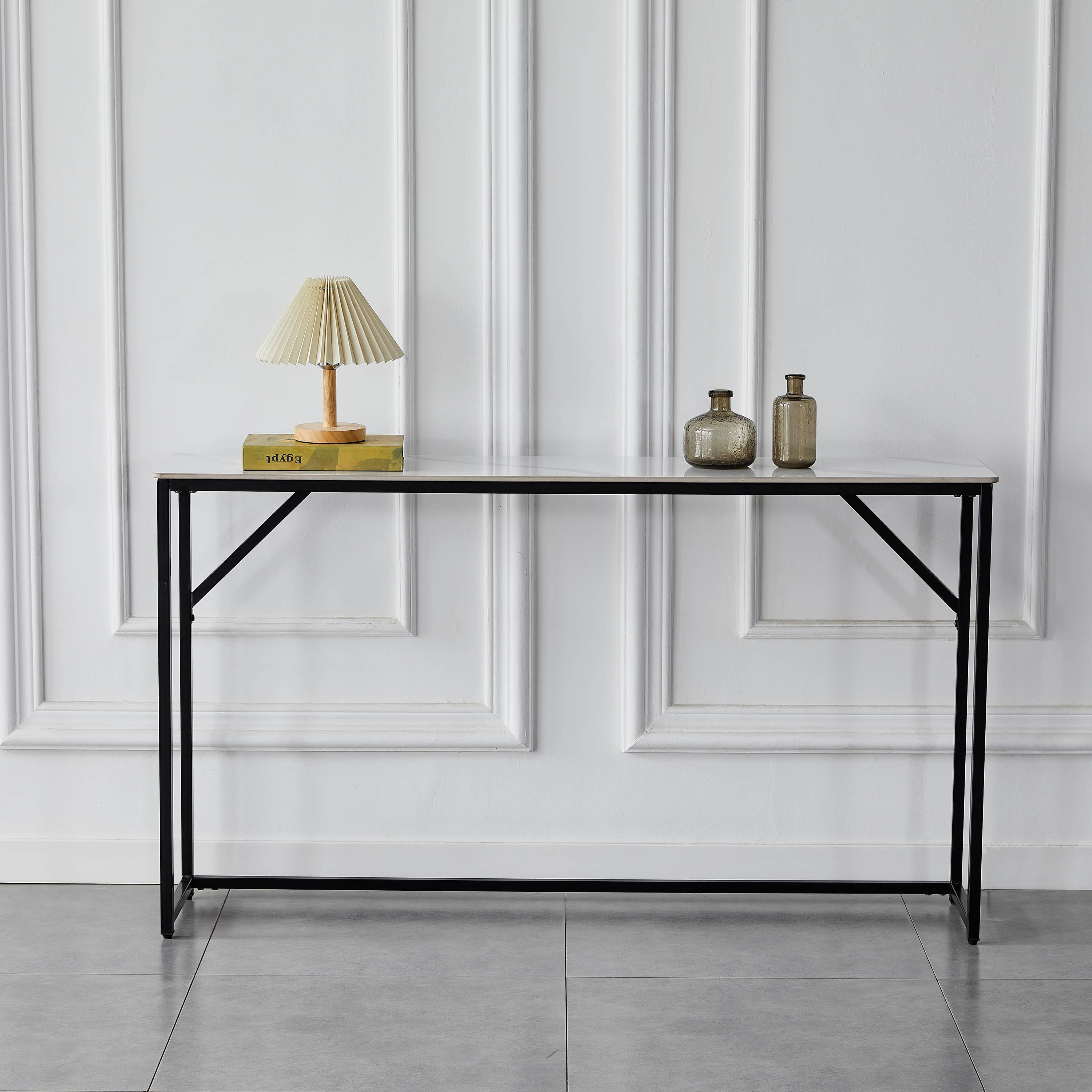 Crompton Lyno Sintered Stone Top Console with 2 Ottomans-hbxfurniture-tablesandstands-consoletables-image-8