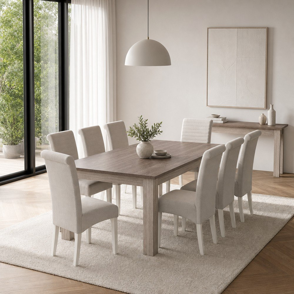 Angelic 8-Seater Dining Set-hbxfurniture-diningtablesandsets-diningsets-eightseater-image-1
