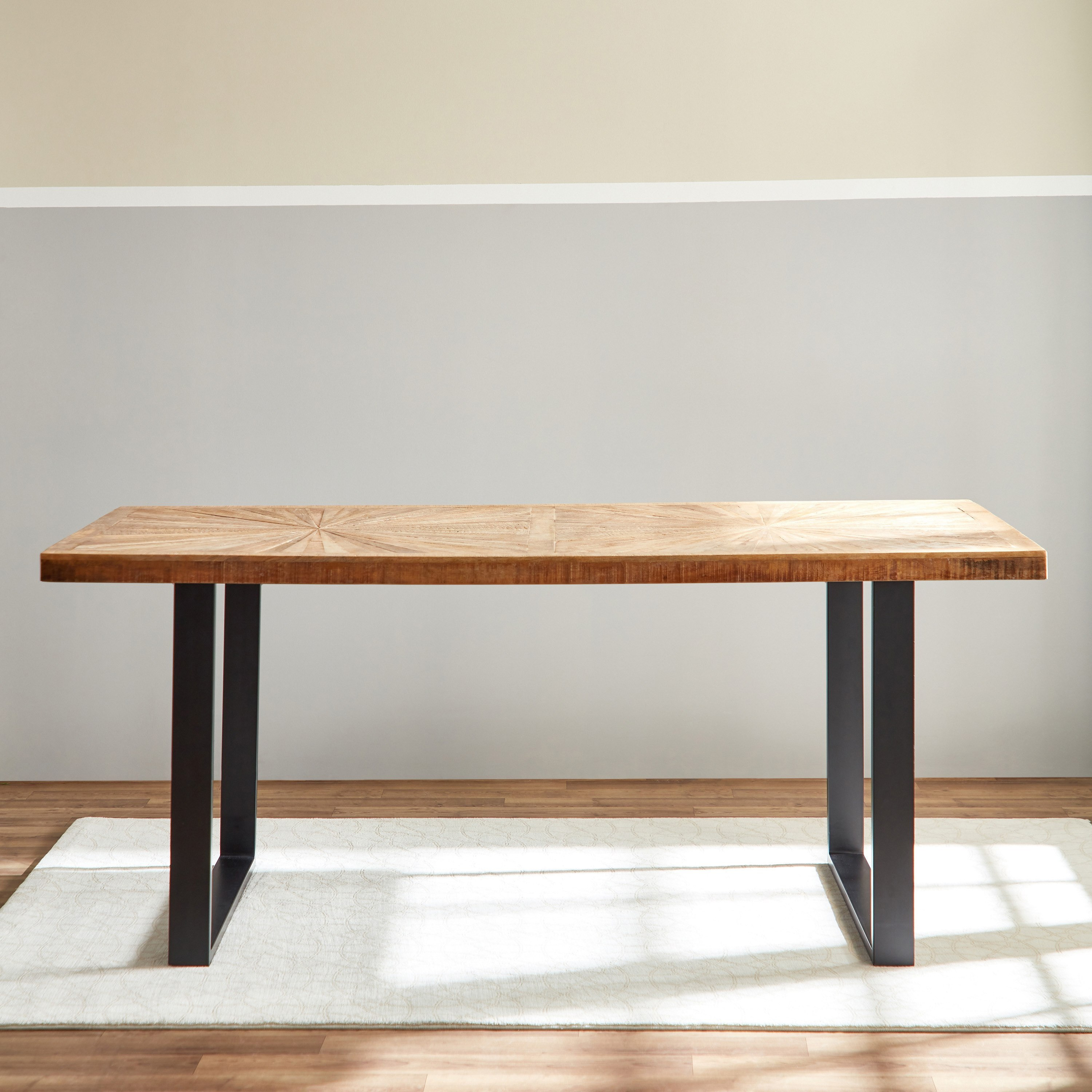 Cavon Florya Iris 6-Seater Solid Wood Dining Set-hbxfurniture-diningtablesandsets-diningsets-sixseater-image-3