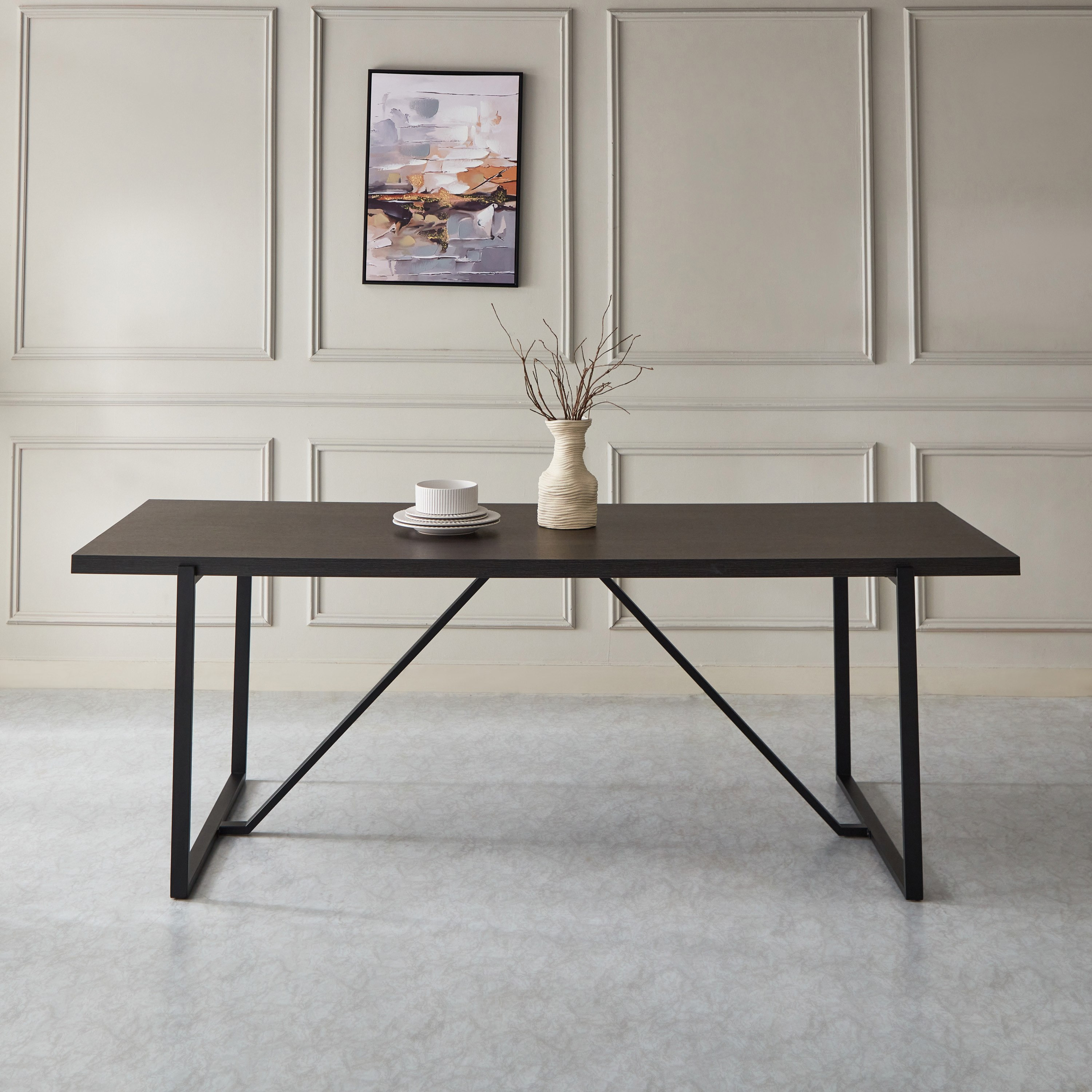 Indus Iris 8-Seater Dining Set-hbxfurniture-diningtablesandsets-diningsets-eightseater-image-3